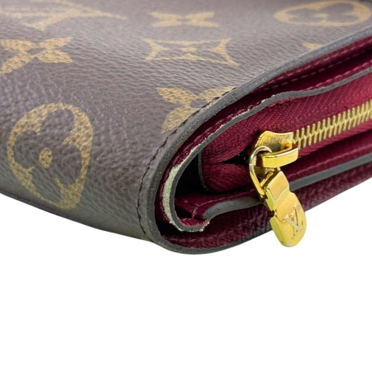 Louis Vuitton Brown Monogram Pink Monogram Wallet (Bi-Fold) (Pre-Owned)