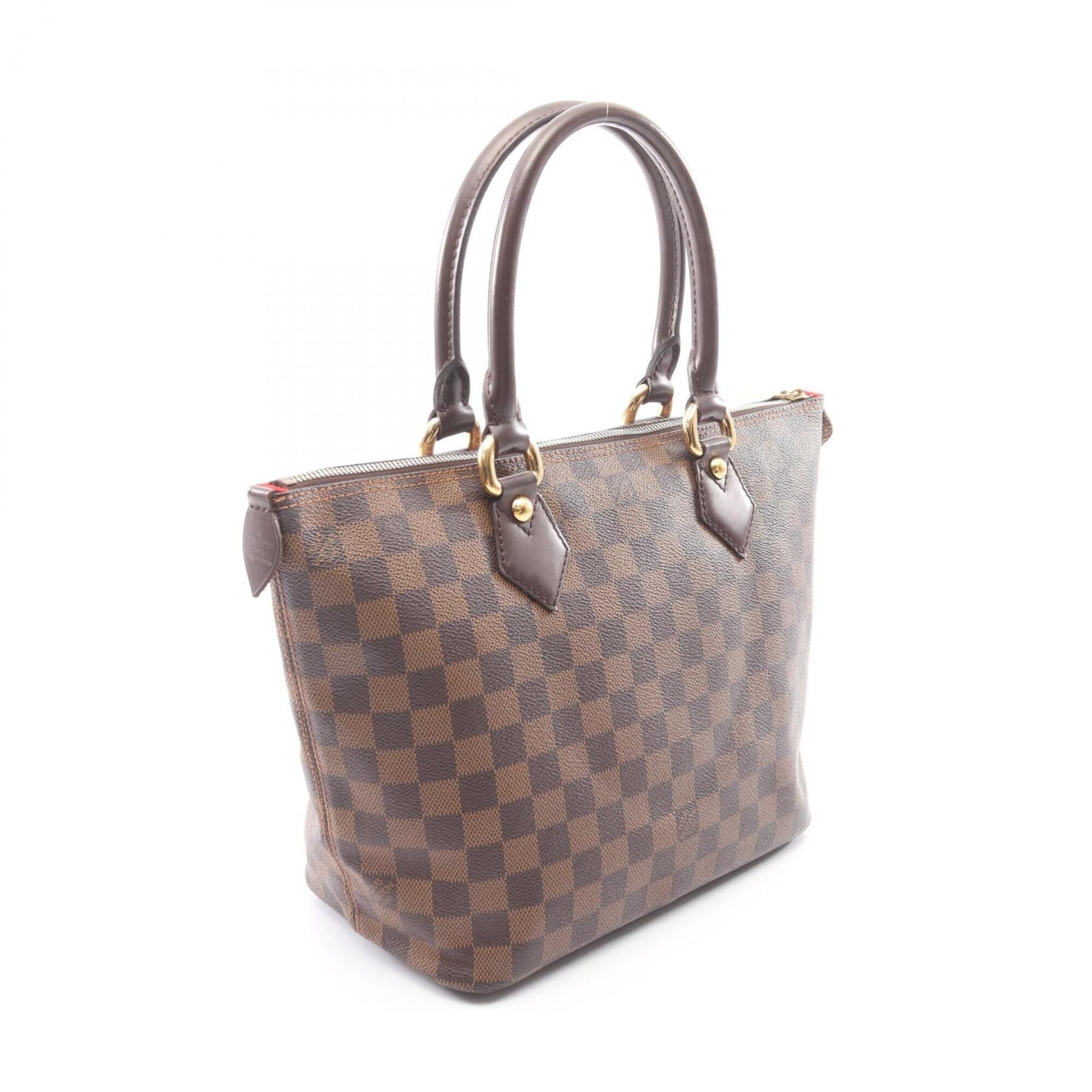 Louis Vuitton Brown Ebene Coated Canvas Pvc Damier Canvas Leather Handbag Tote Bag (Pre-Owned)