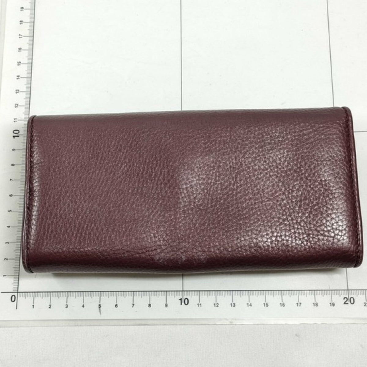 Gucci Bordeaux Leather Coin Purse/Coin Case (Pre-Owned)