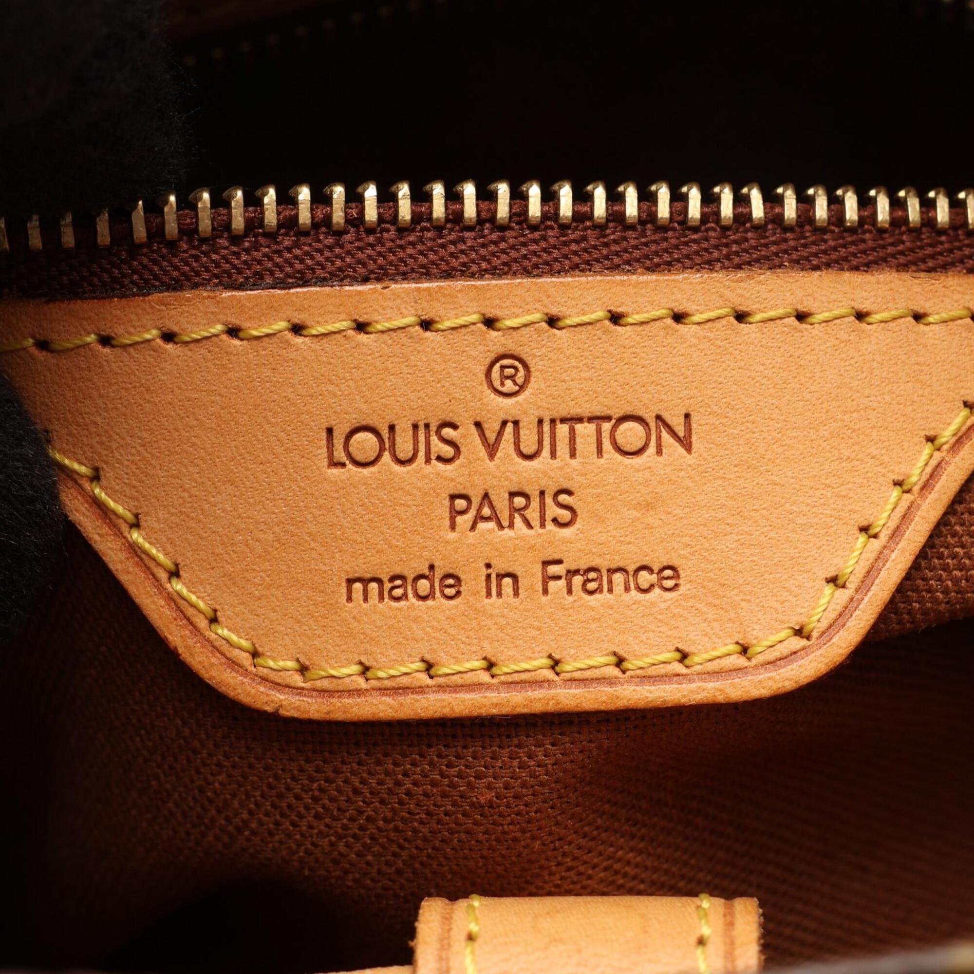 Louis Vuitton Brown Coated Canvas Leather Handbag (Pre-Owned)