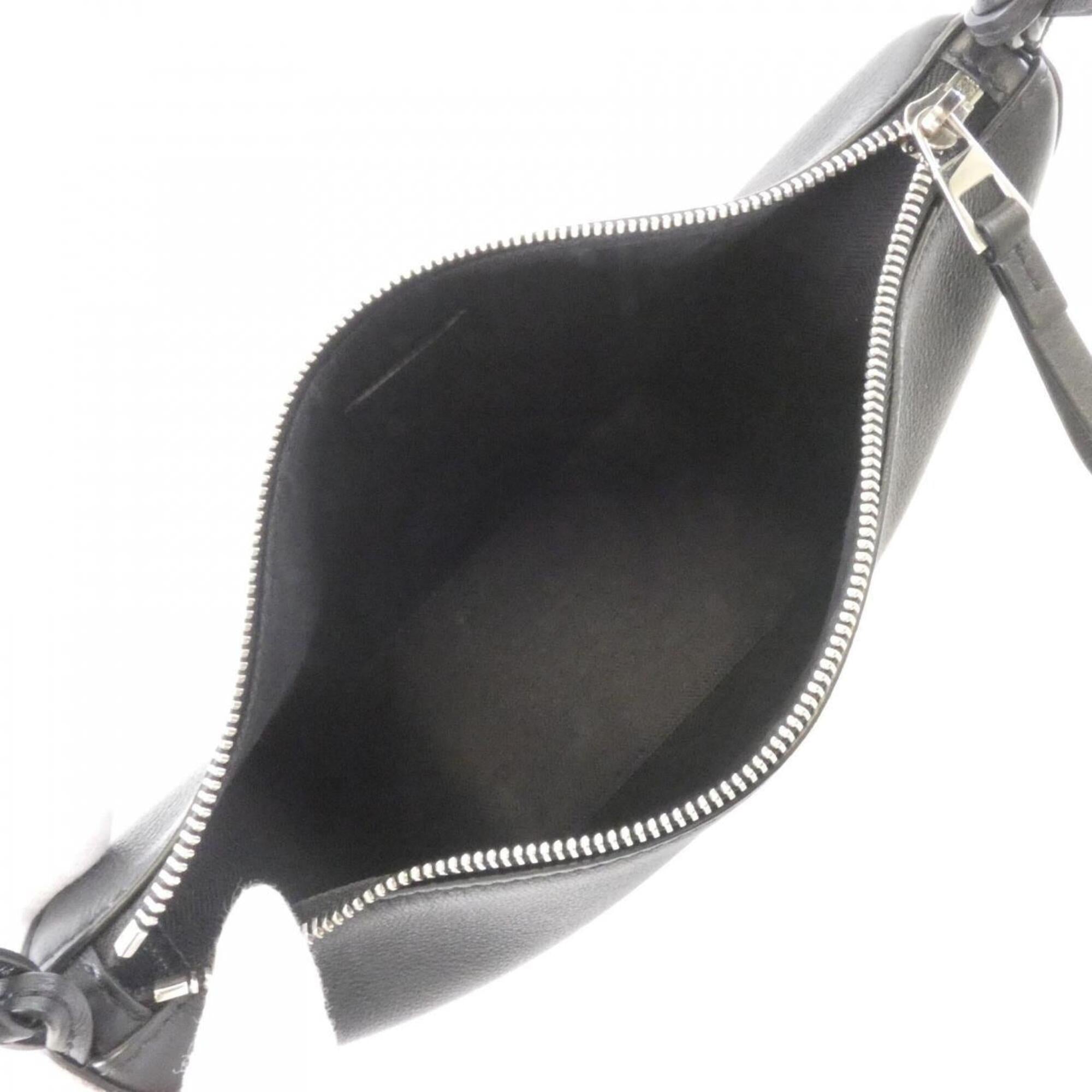 Loewe Black Leather Handbag Shoulder Bag (Pre-Owned)