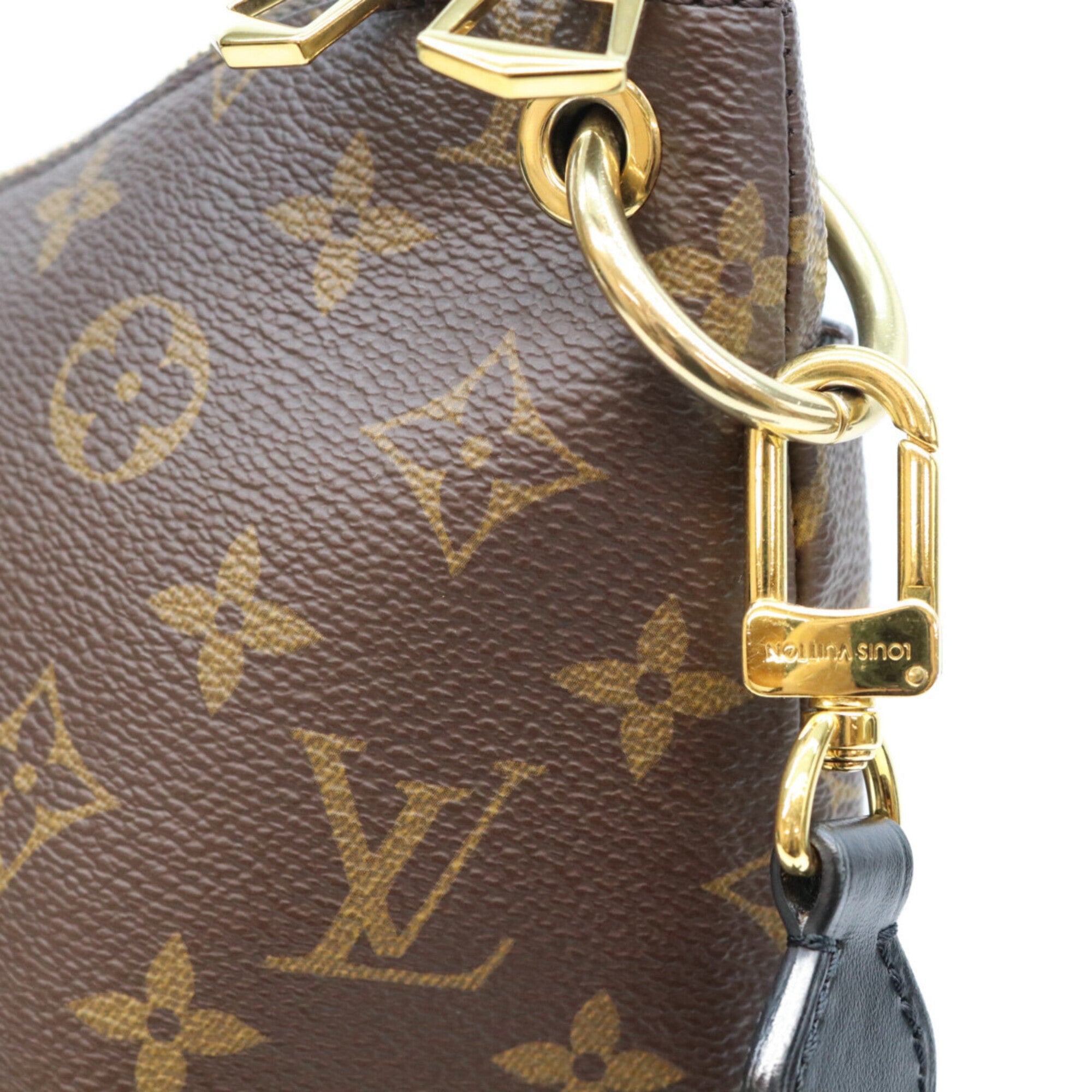 Louis Vuitton Brown Monogram Shoulder Bag (Pre-Owned)