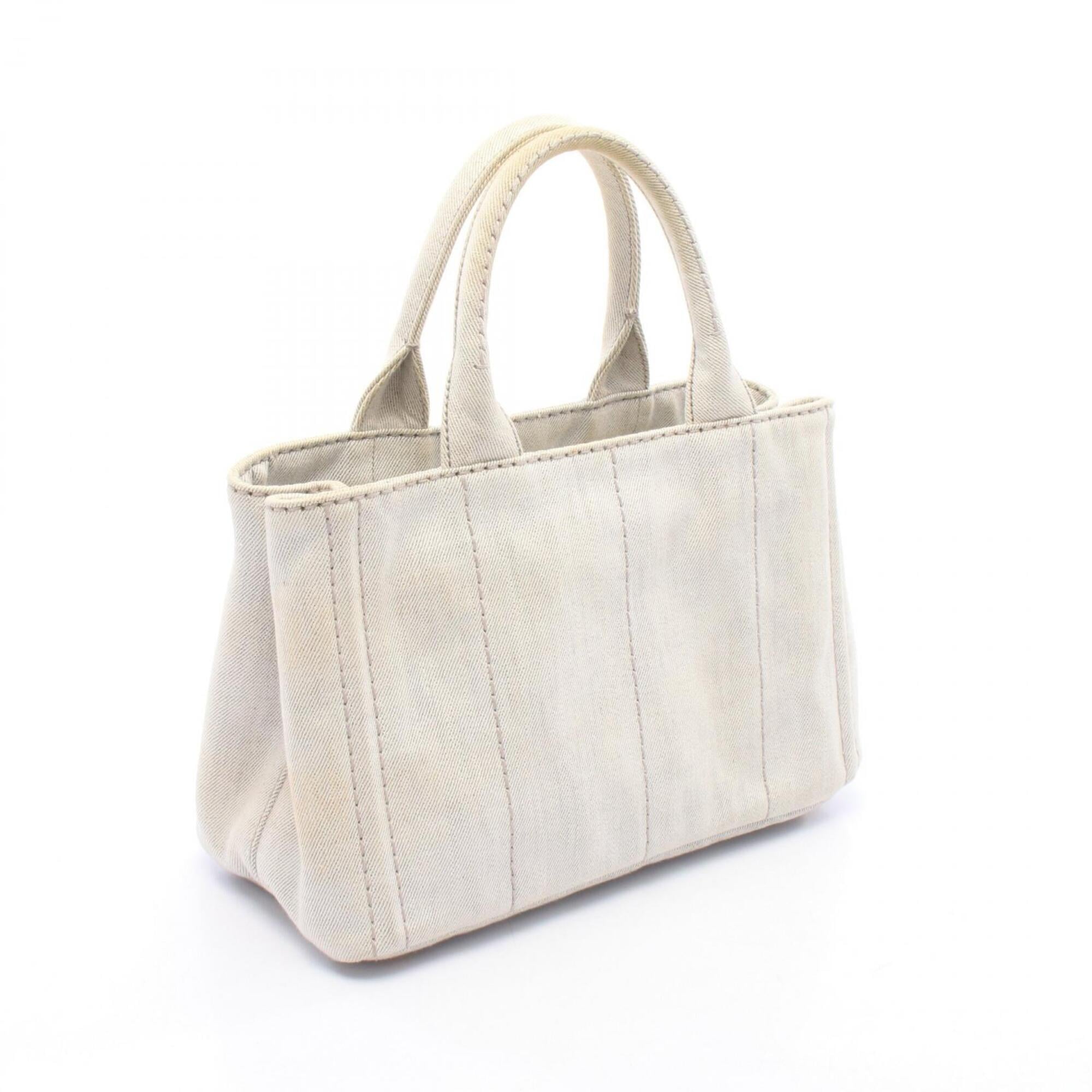 Prada Denim Handbag Tote Bag (Pre-Owned)
