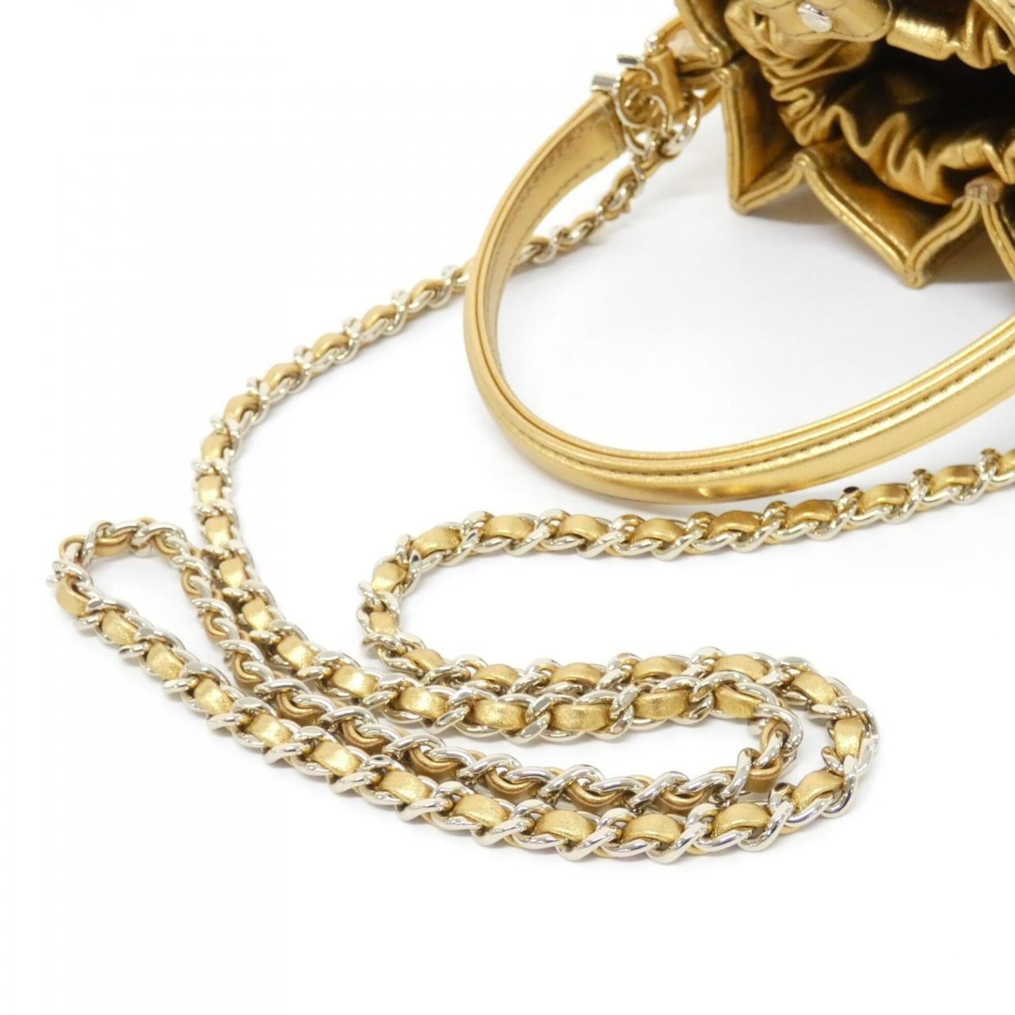 Chanel Gold Handbag (Pre-Owned)