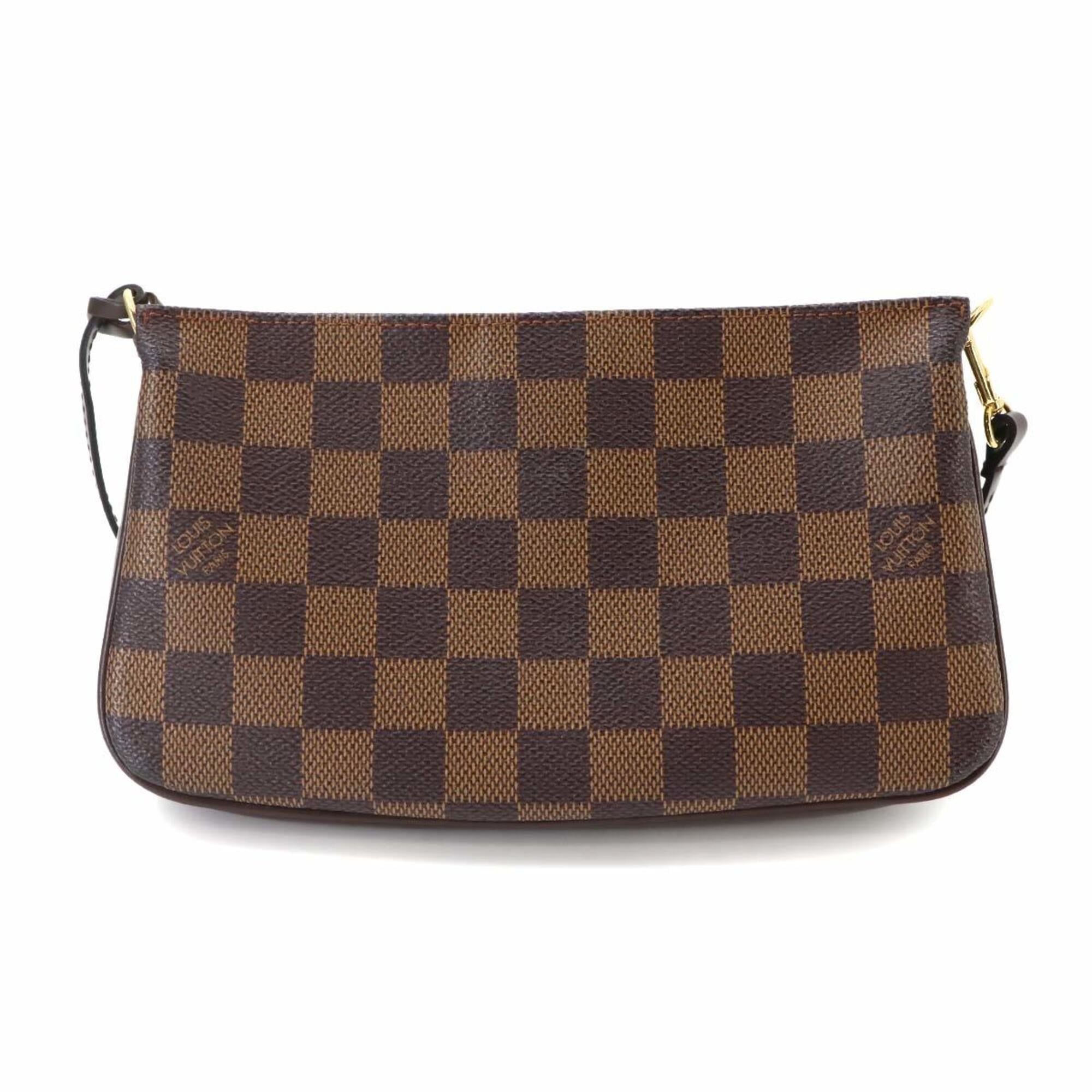 Louis Vuitton Damier Canvas Ebene Damier Canvas Handbag (Pre-Owned)