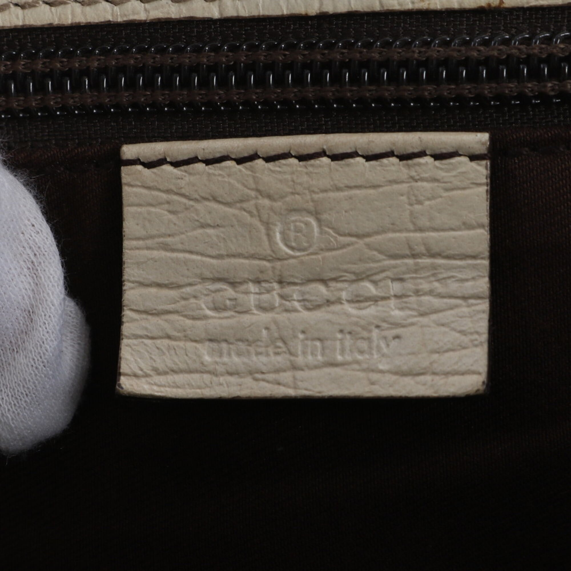 Gucci Beige Gg Supreme Handbag Tote Bag (Pre-Owned)