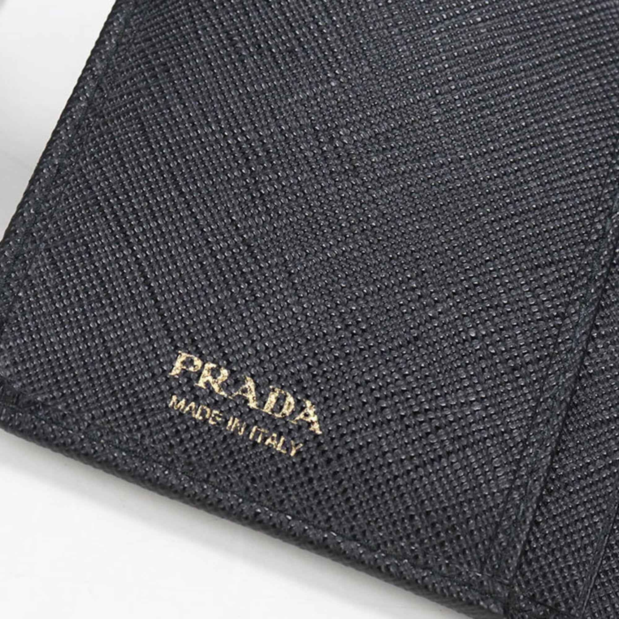 Prada Black Leather Wallet (Bi-Fold) (Pre-Owned)