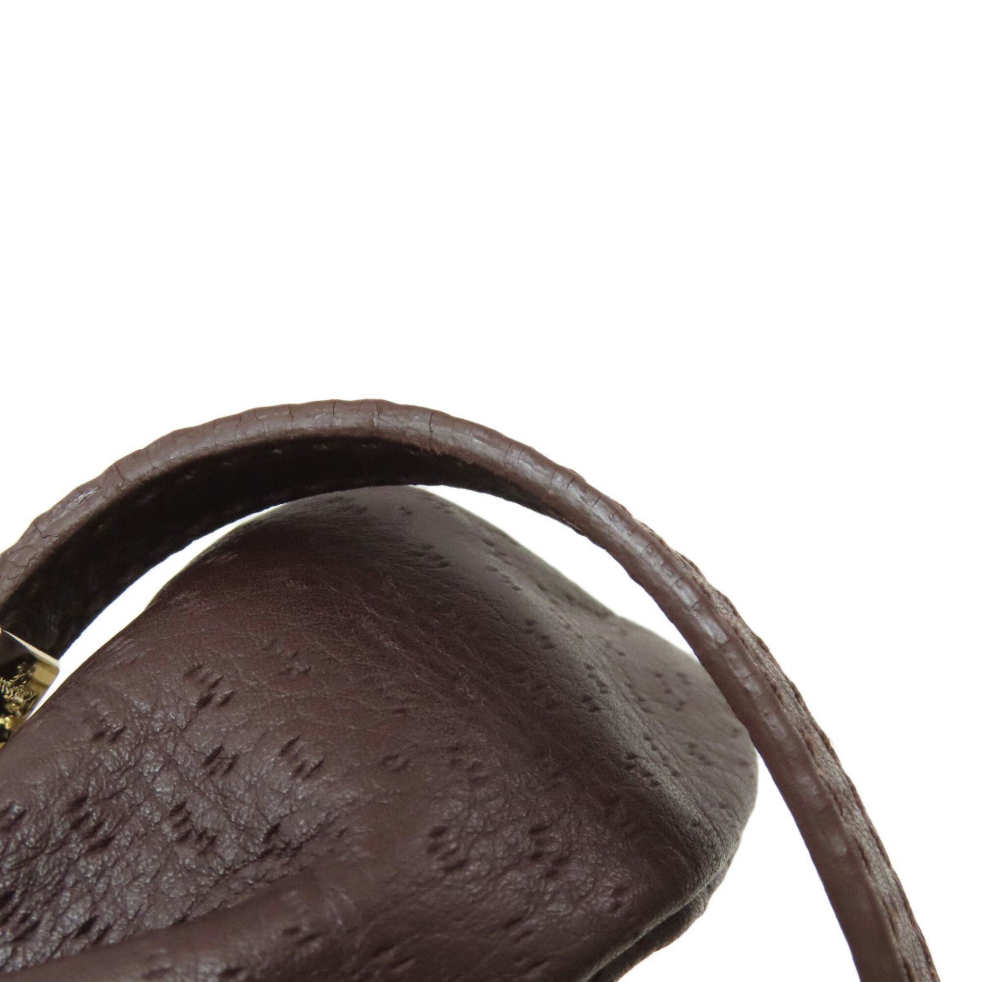 Salvatore Ferragamo Brown Nylon Handbag (Pre-Owned)
