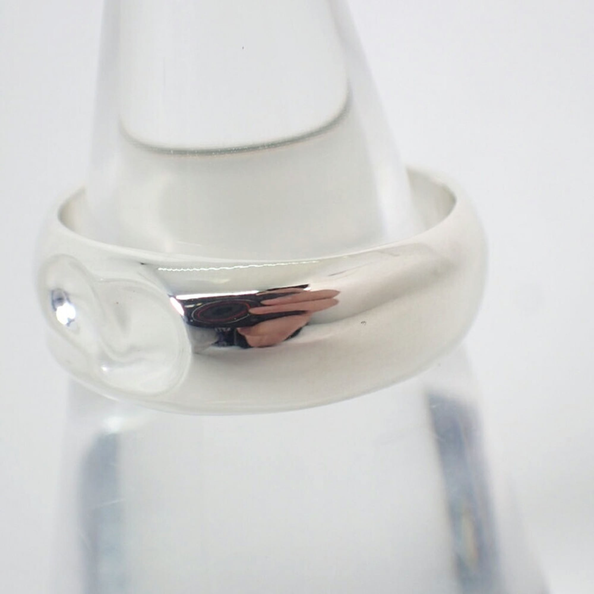 Tiffany Sterling Silver 925 Band Ring (Pre-Owned)
