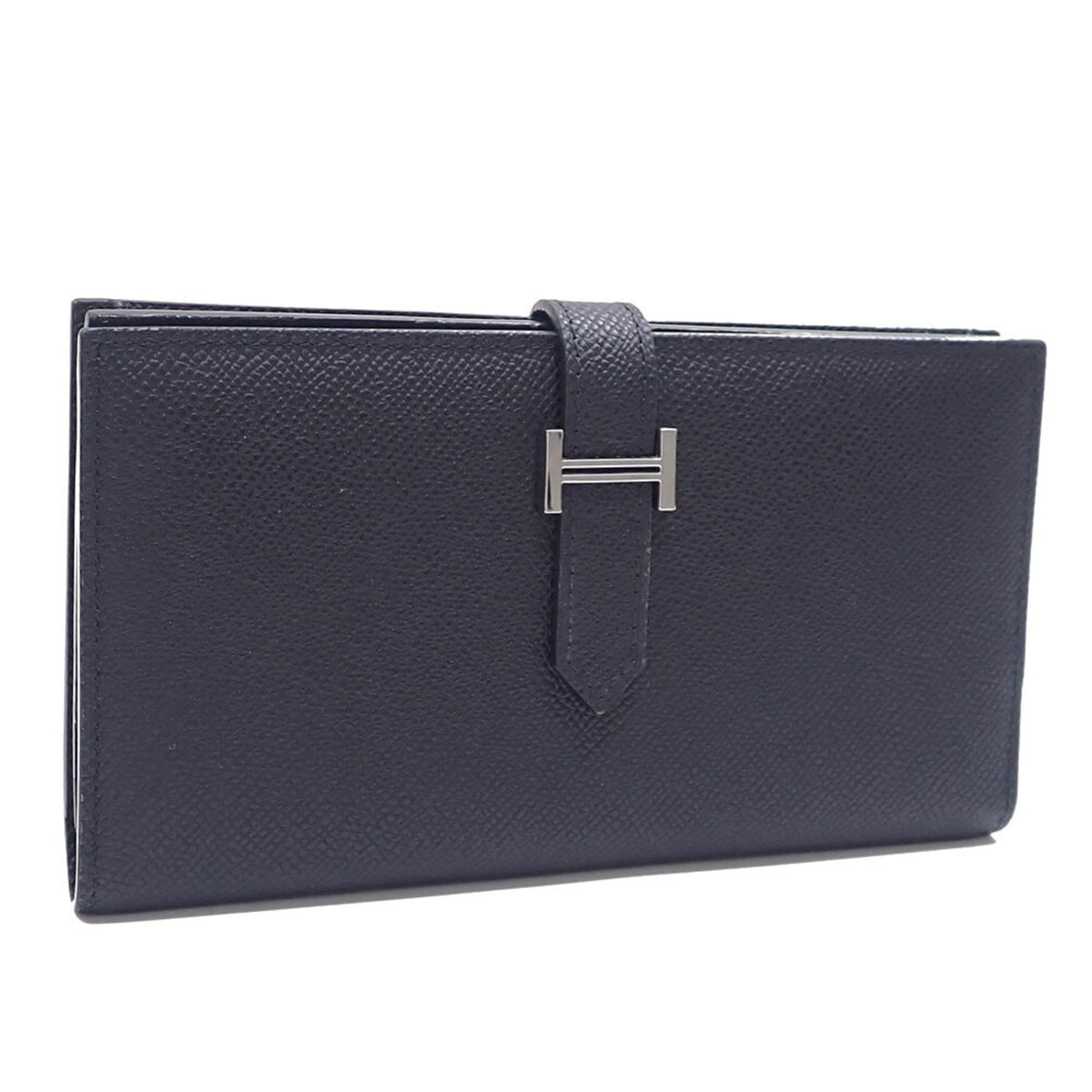 Hermes Black Epsom Leather Wallet (Bi-Fold) (Pre-Owned)