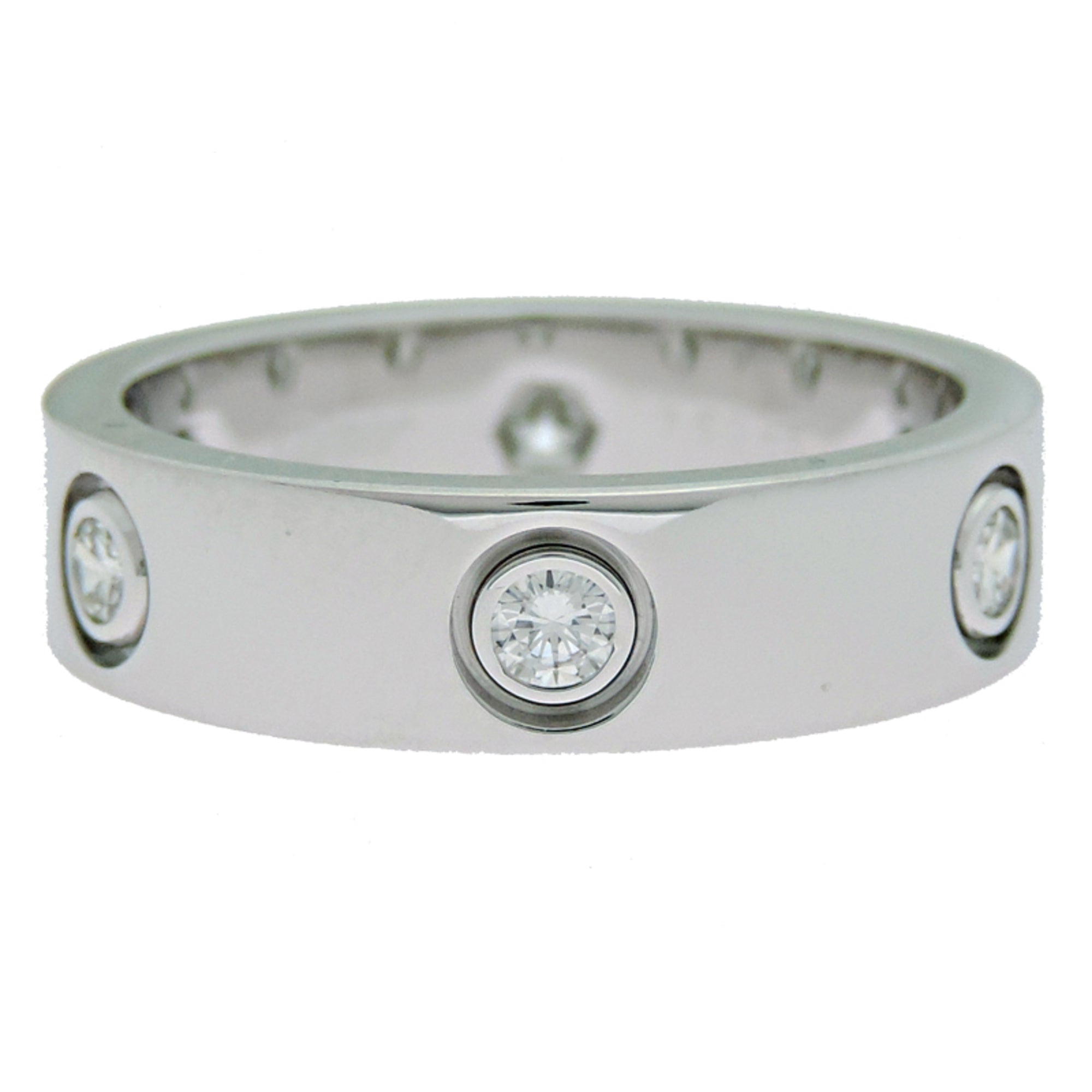 Cartier White Gold (18K) Band Ring (Pre-Owned)