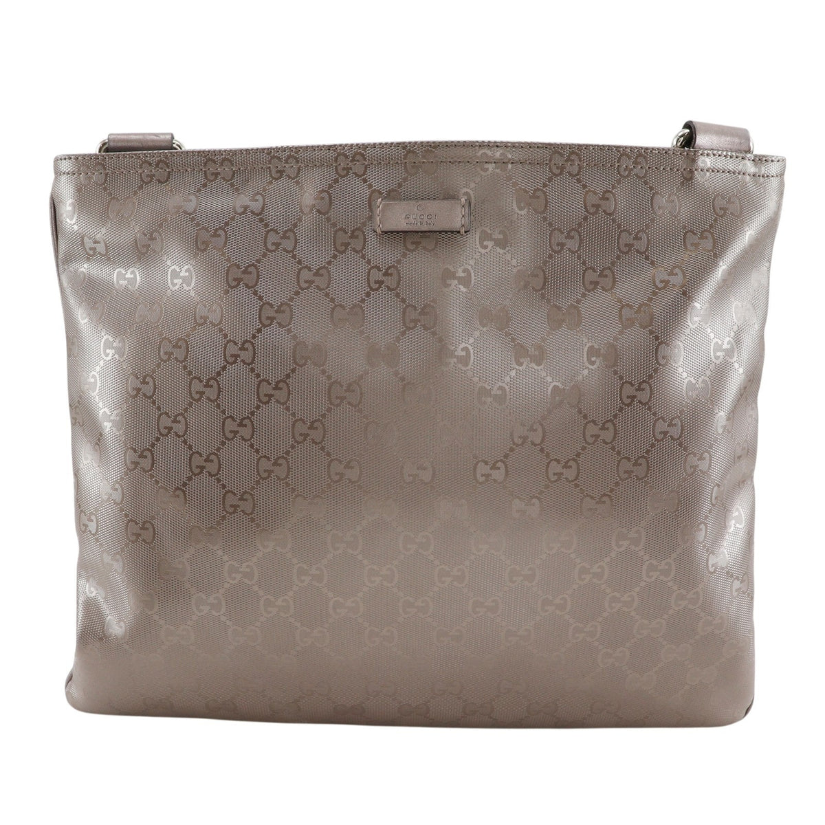 Gucci Bronze Gg Imprimé Shoulder Bag (Pre-Owned)