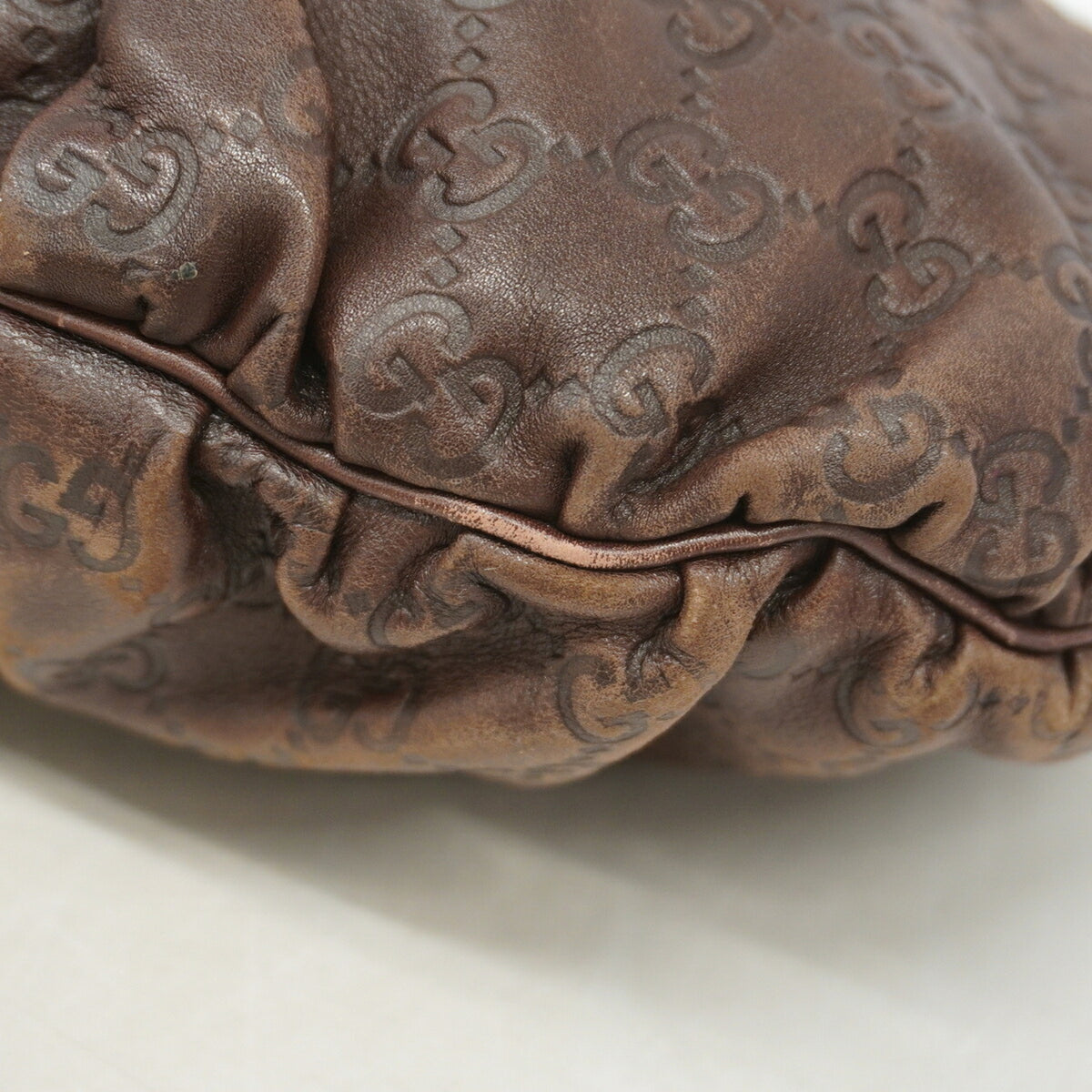 Gucci Brown Leather Handbag (Pre-Owned)
