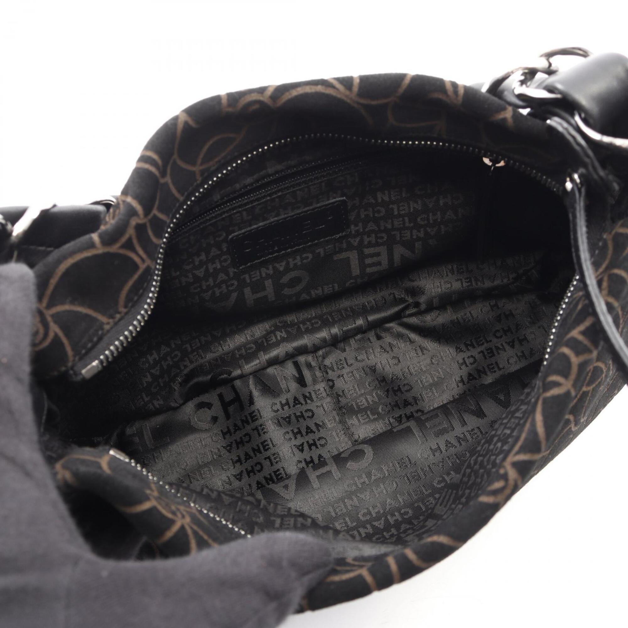 Chanel Black Leather Handbag (Pre-Owned)