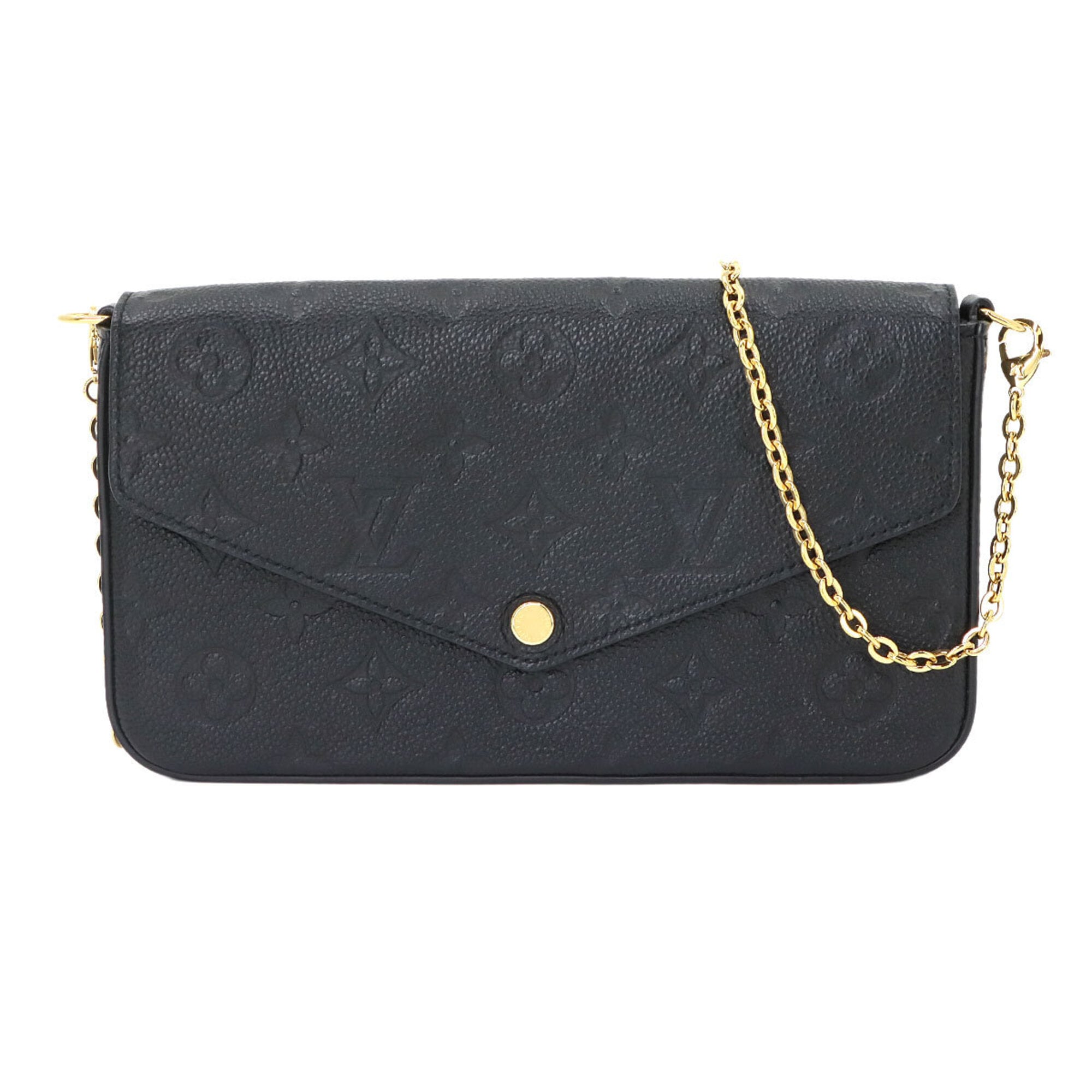 Louis Vuitton Noir Monogram Empreinte Pochette (Pre-Owned)
