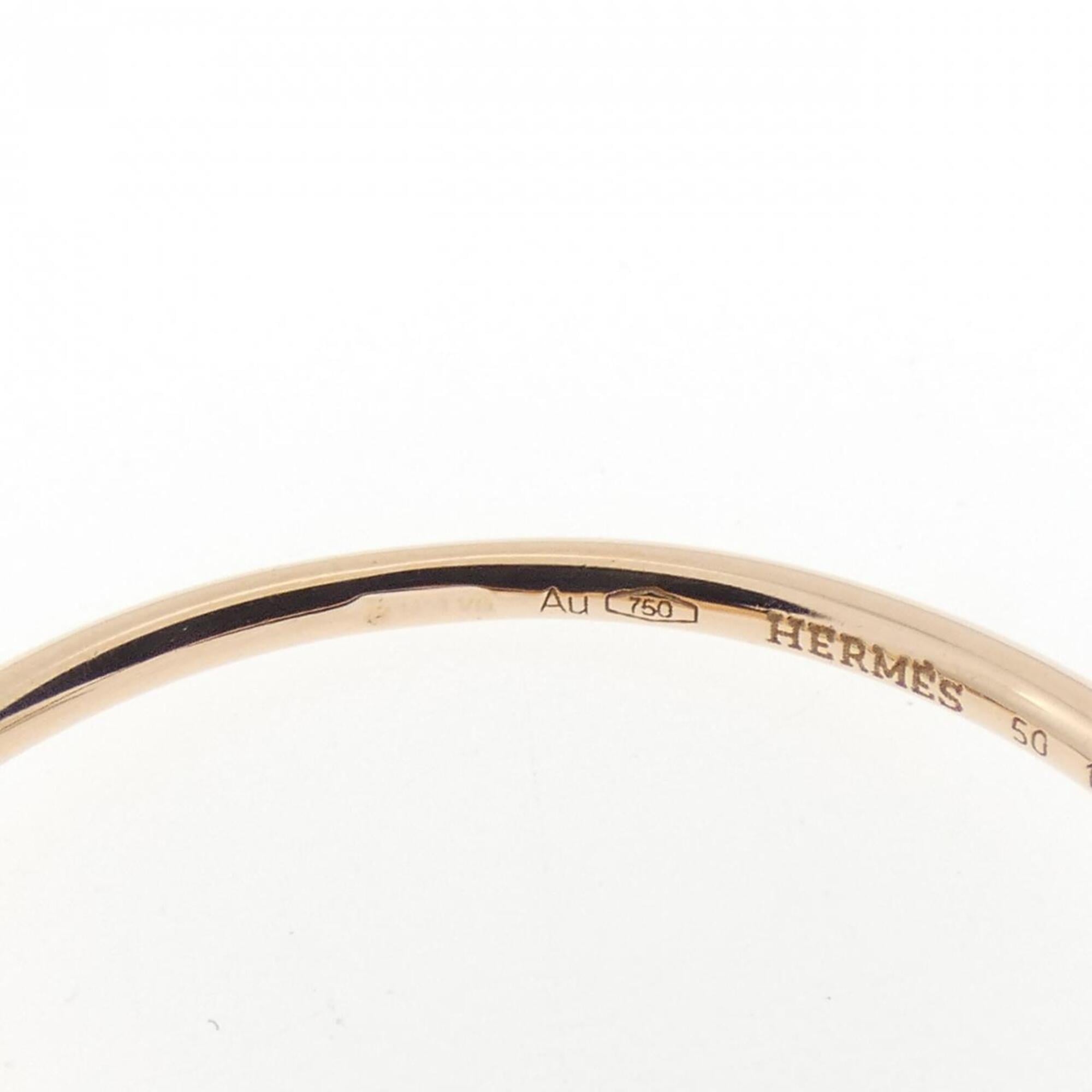 Hermes Pink Gold (18K) Band Ring (Pre-Owned)