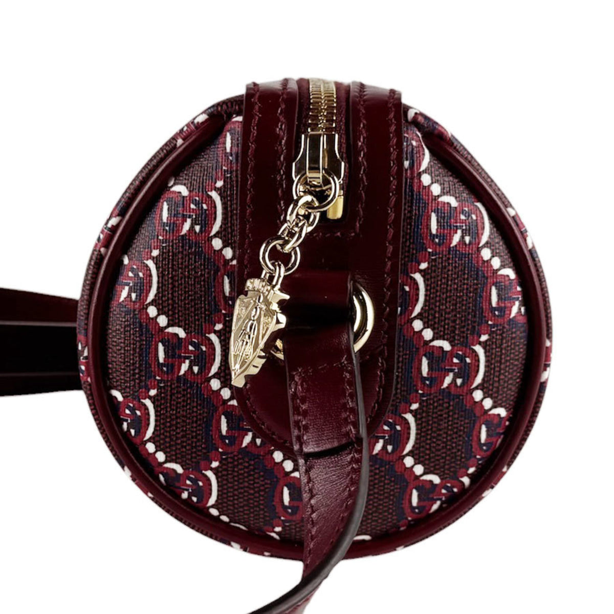 Gucci Bordeaux Leather Shoulder Bag (Pre-Owned)