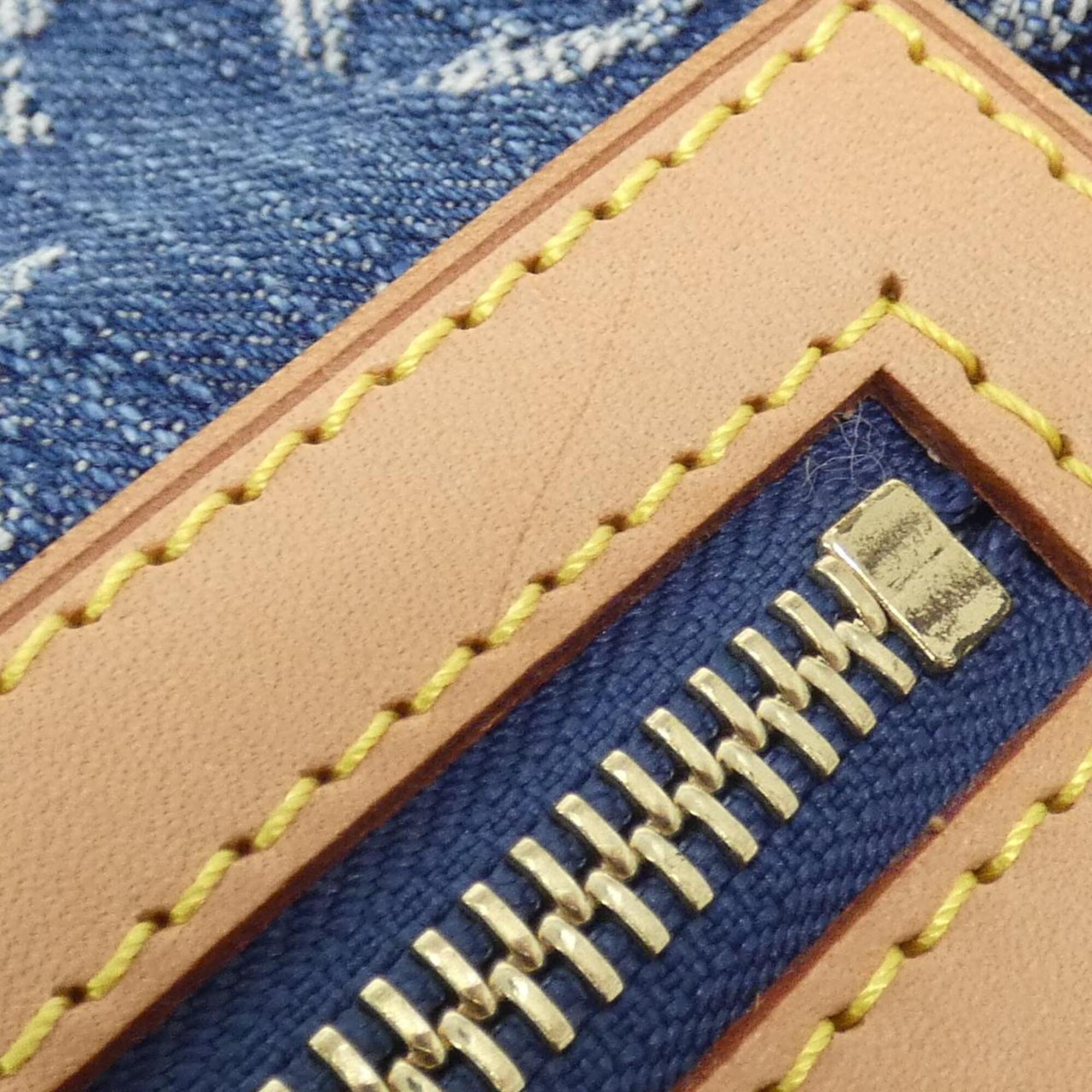 Louis Vuitton Blue Denim Canvas Shoulder Bag (Pre-Owned)