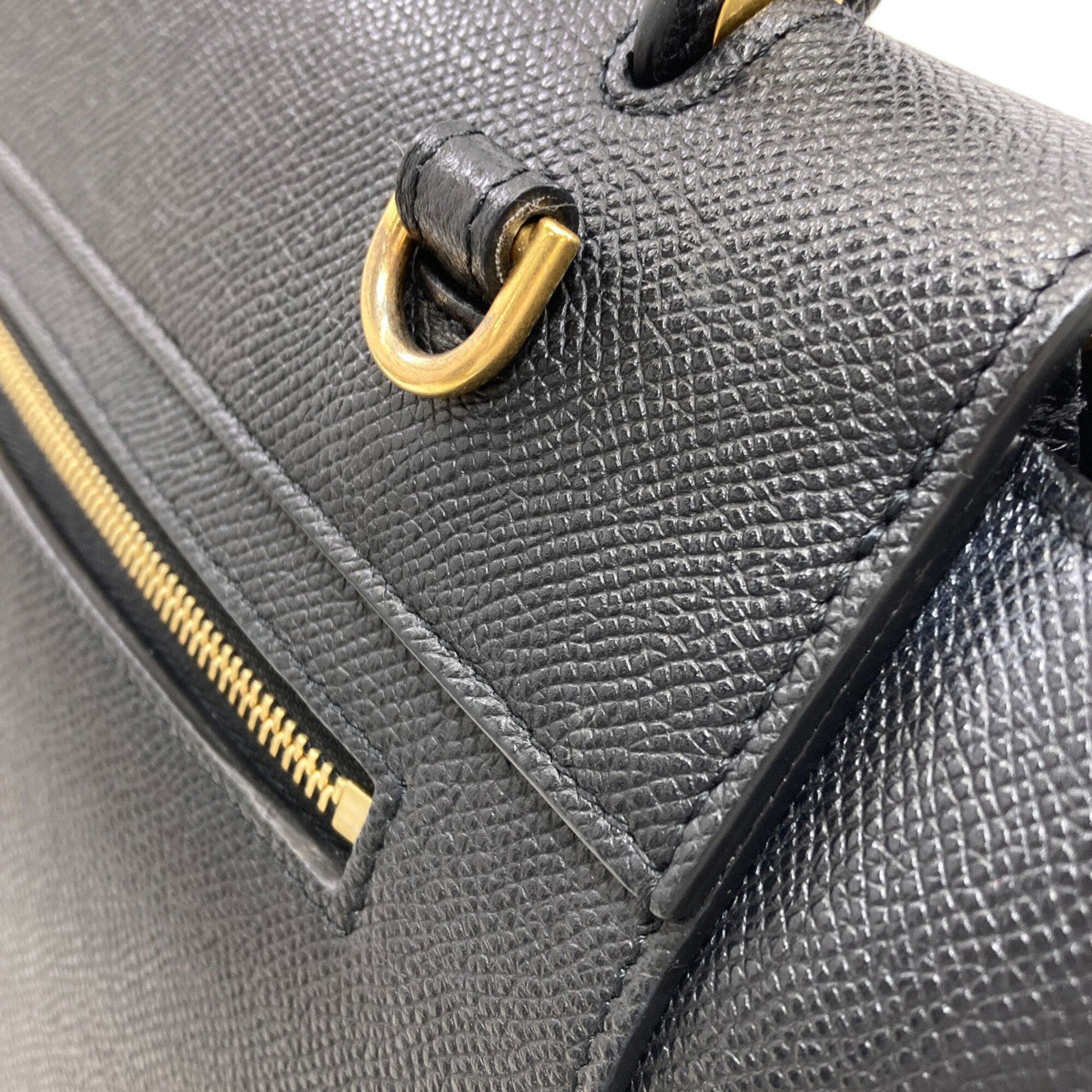 Celine Black Leather Handbag (Pre-Owned)