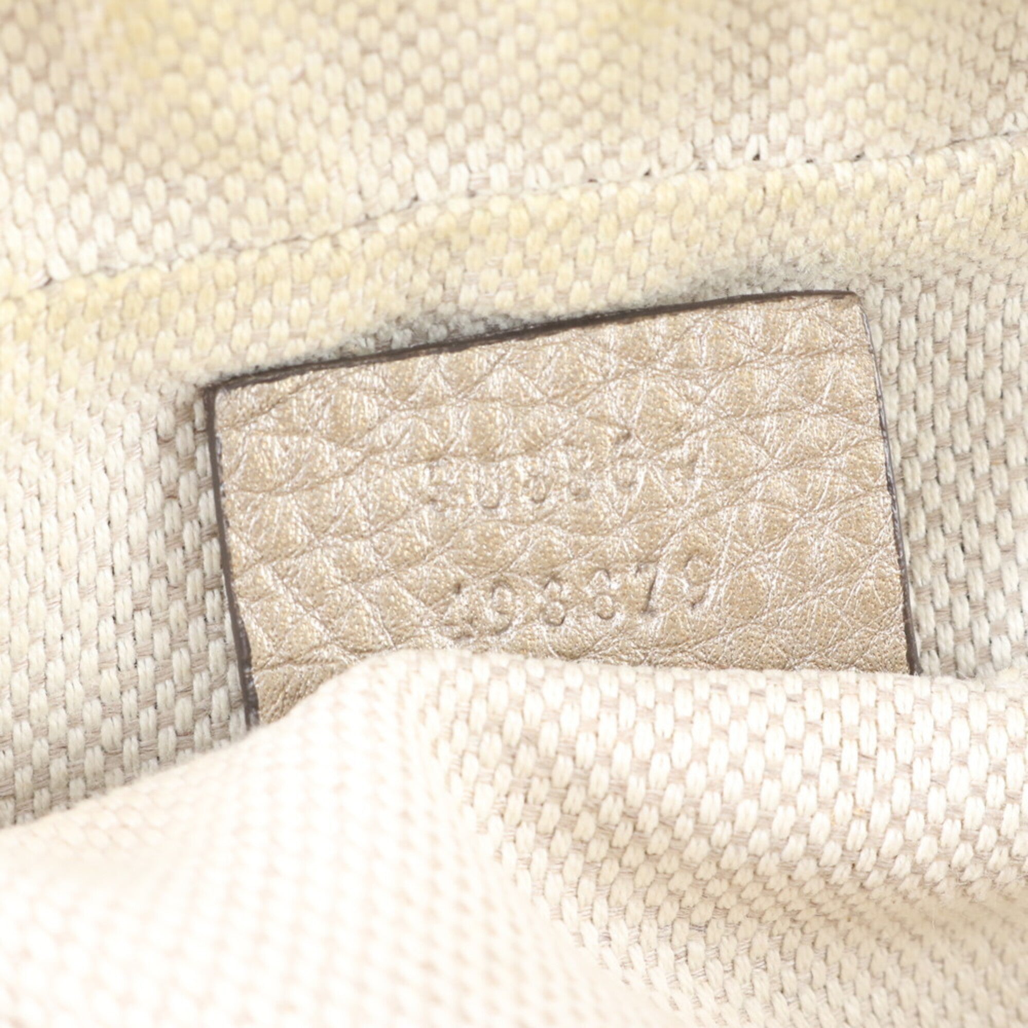 Gucci Soho Gold Leather Shoulder Bag (Pre-Owned)