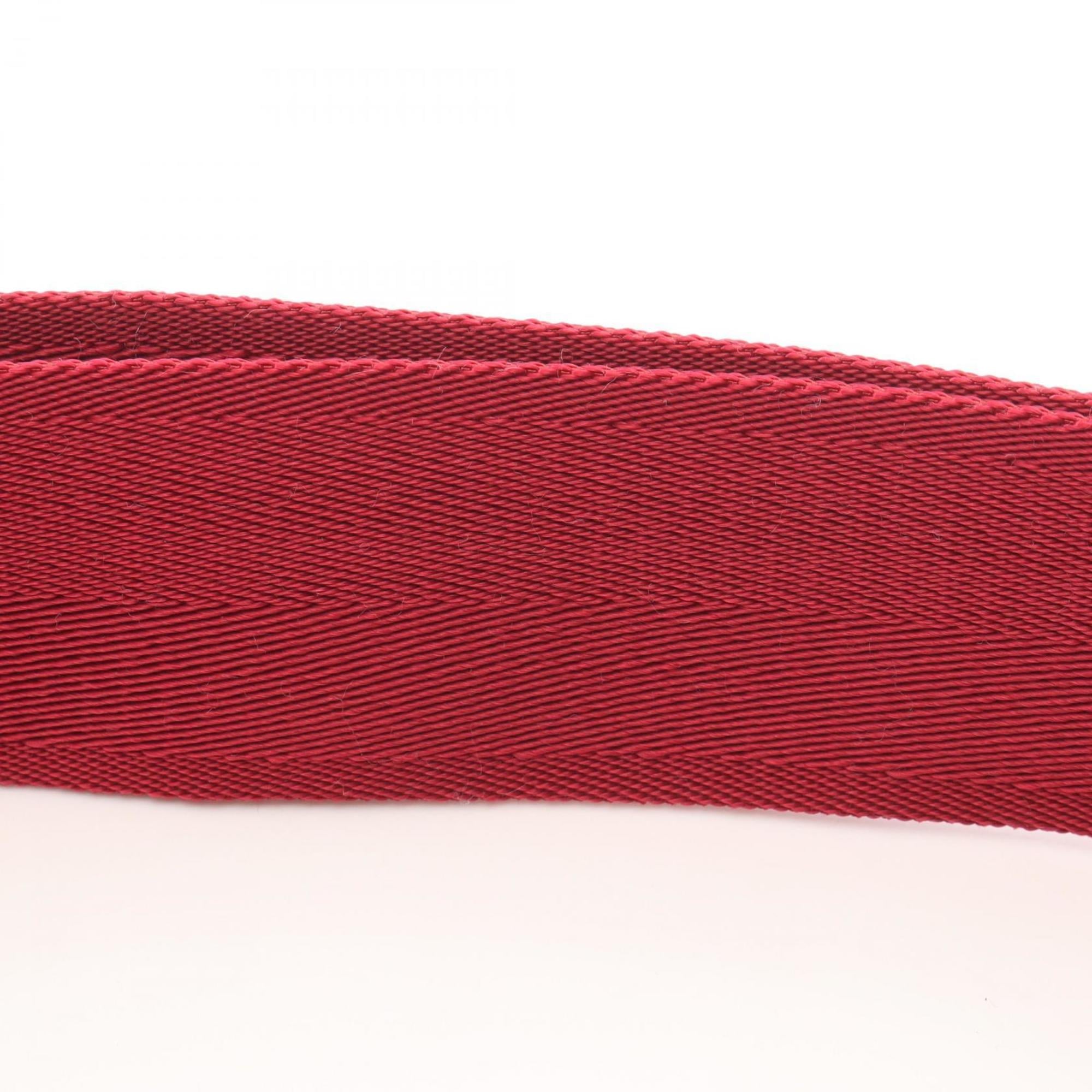Bottega Veneta Red Color Leather Shoulder Bag (Pre-Owned)