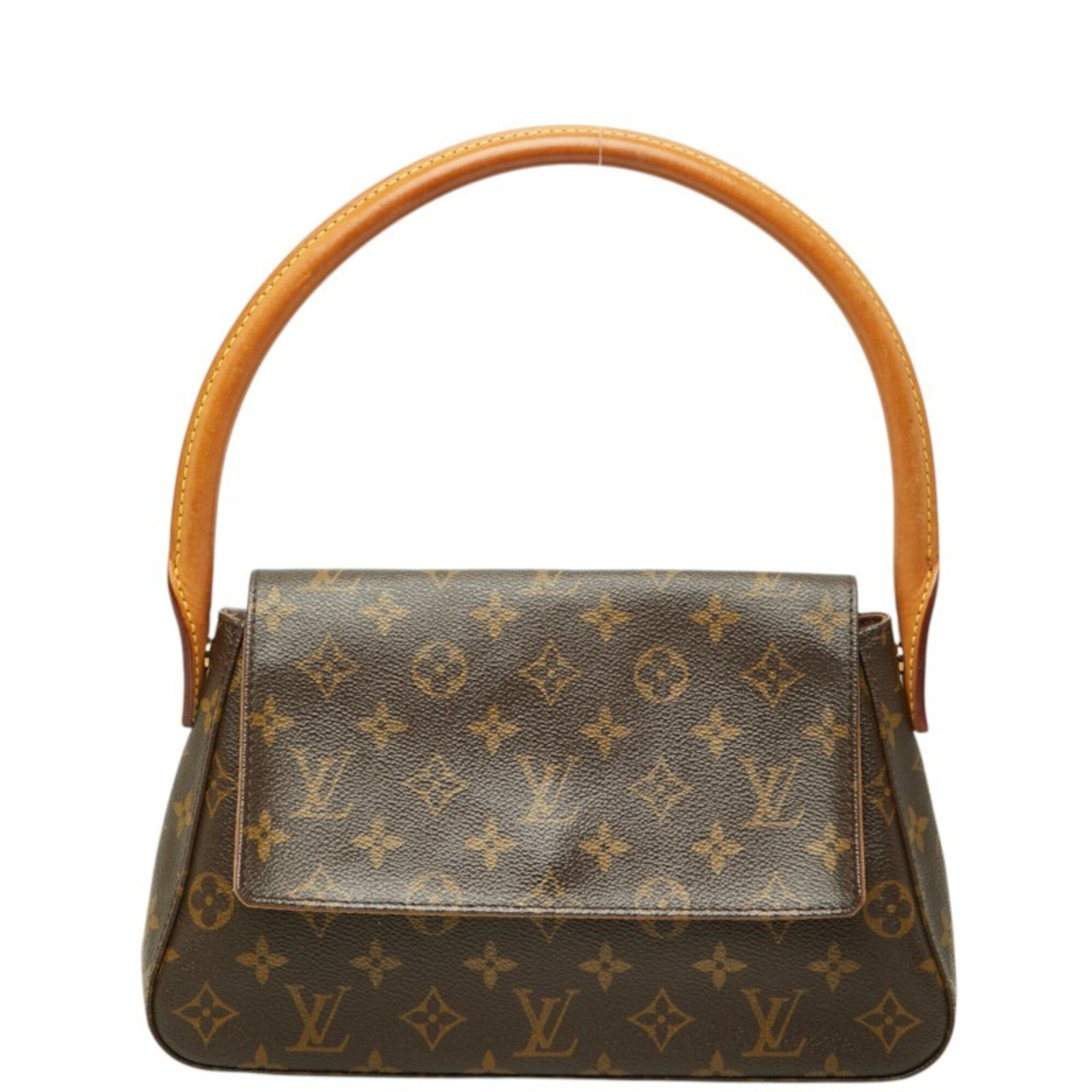 Louis Vuitton Brown Pvc Leather Handbag Shoulder Bag (Pre-Owned)