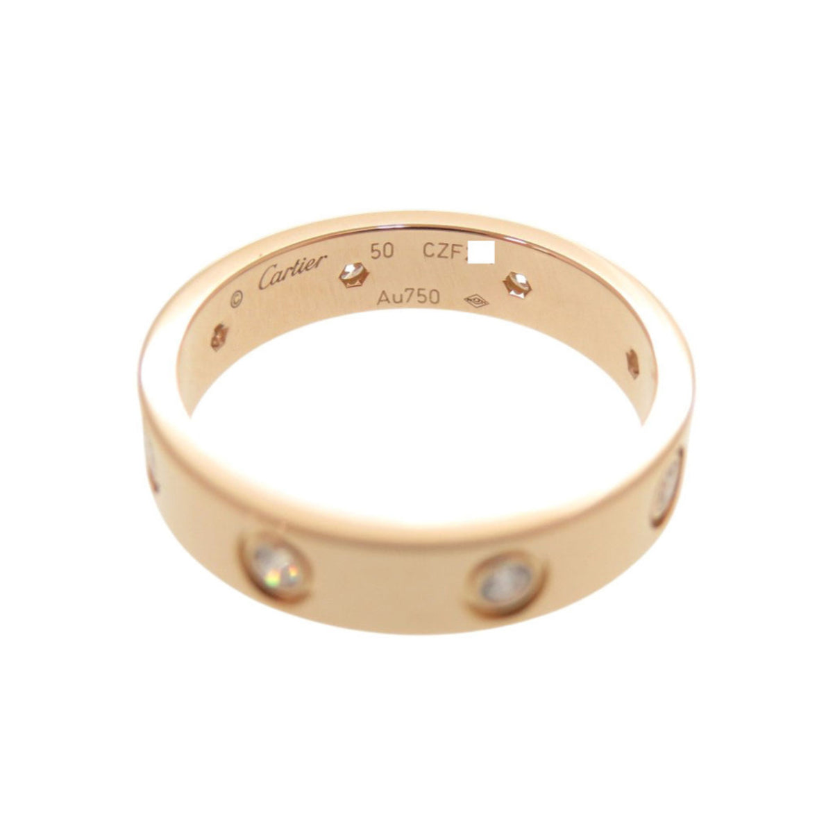 Cartier Pink Gold Pink Gold (18K) Band Ring (Pre-Owned)