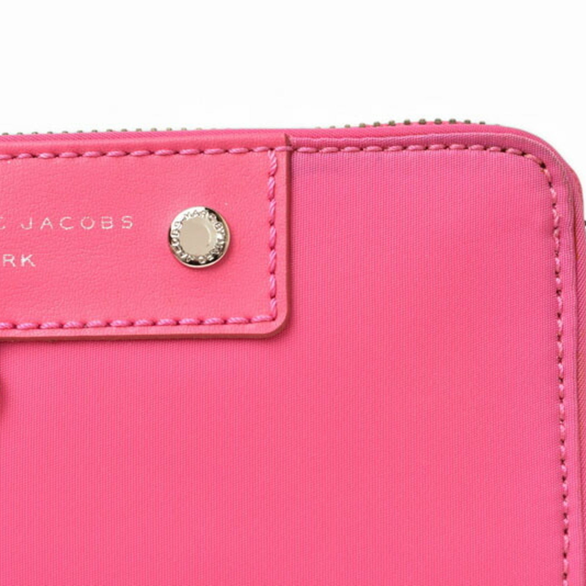 Marc By Marc Jacobs Pink Nylon Long Wallet (Bi-Fold) (Pre-Owned)