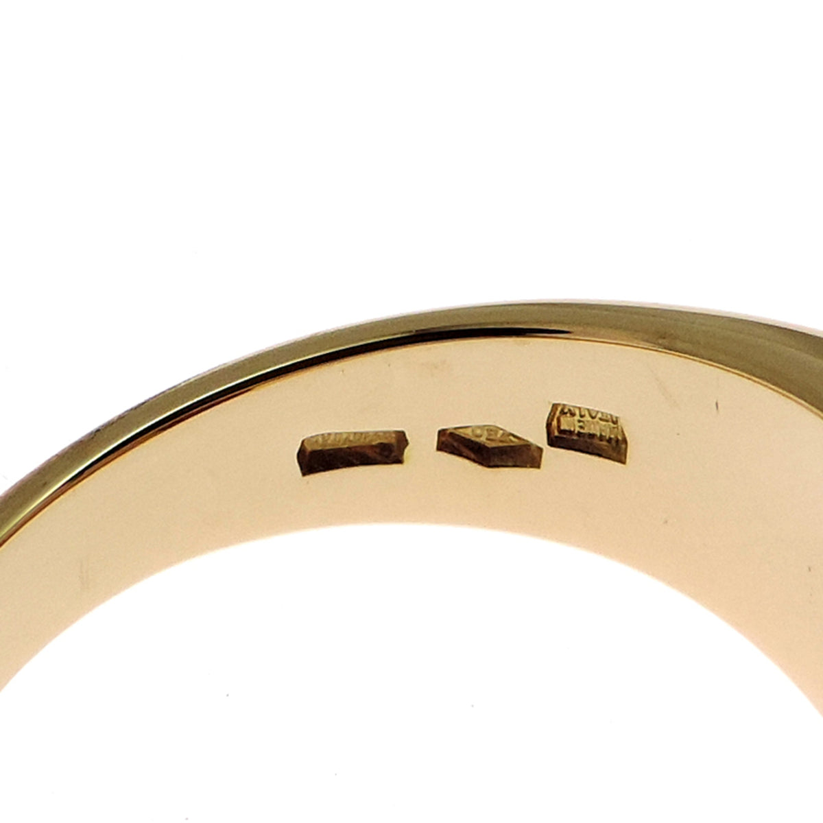 Bvlgari Yellow Gold (18K) White Gold (18K) Band Ring (Pre-Owned)