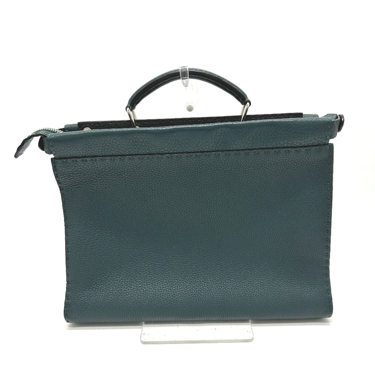Fendi Blue Leather Briefcase (Pre-Owned)