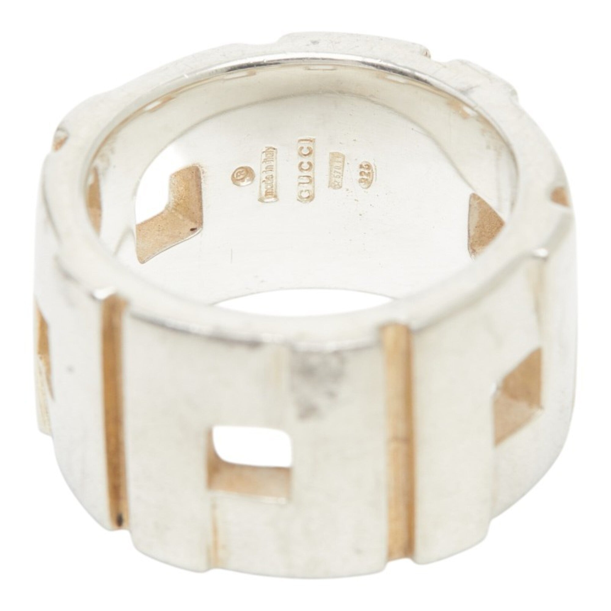 Gucci Silver Silver 925 Band Ring (Pre-Owned)