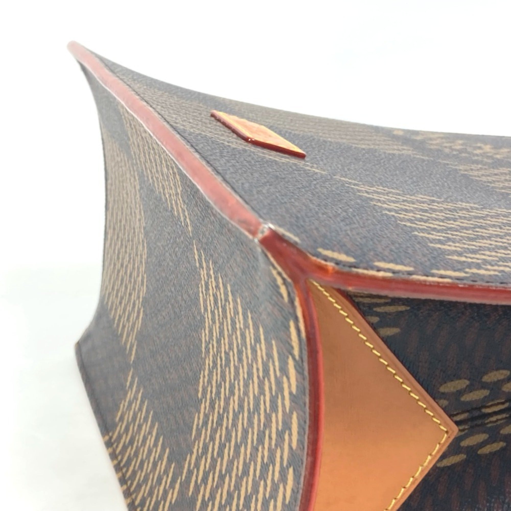 Louis Vuitton Brown Damier Canvas Damier Canvas Shoulder Bag Tote Bag (Pre-Owned)