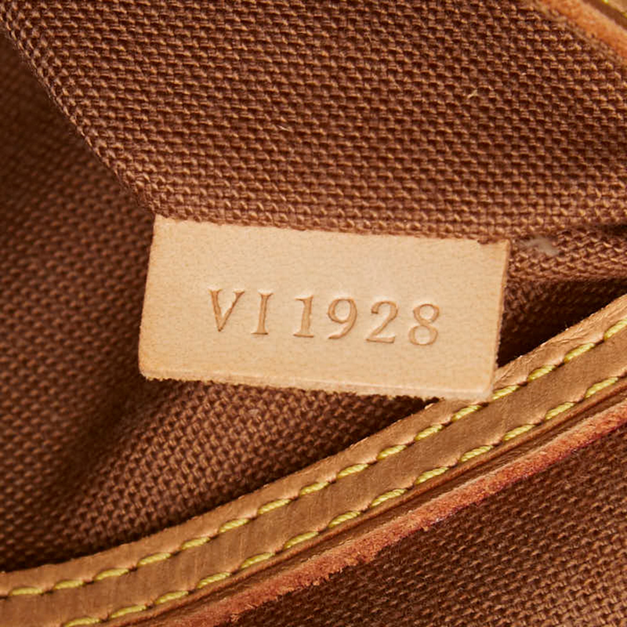 Louis Vuitton Brown Pvc Leather Handbag (Pre-Owned)