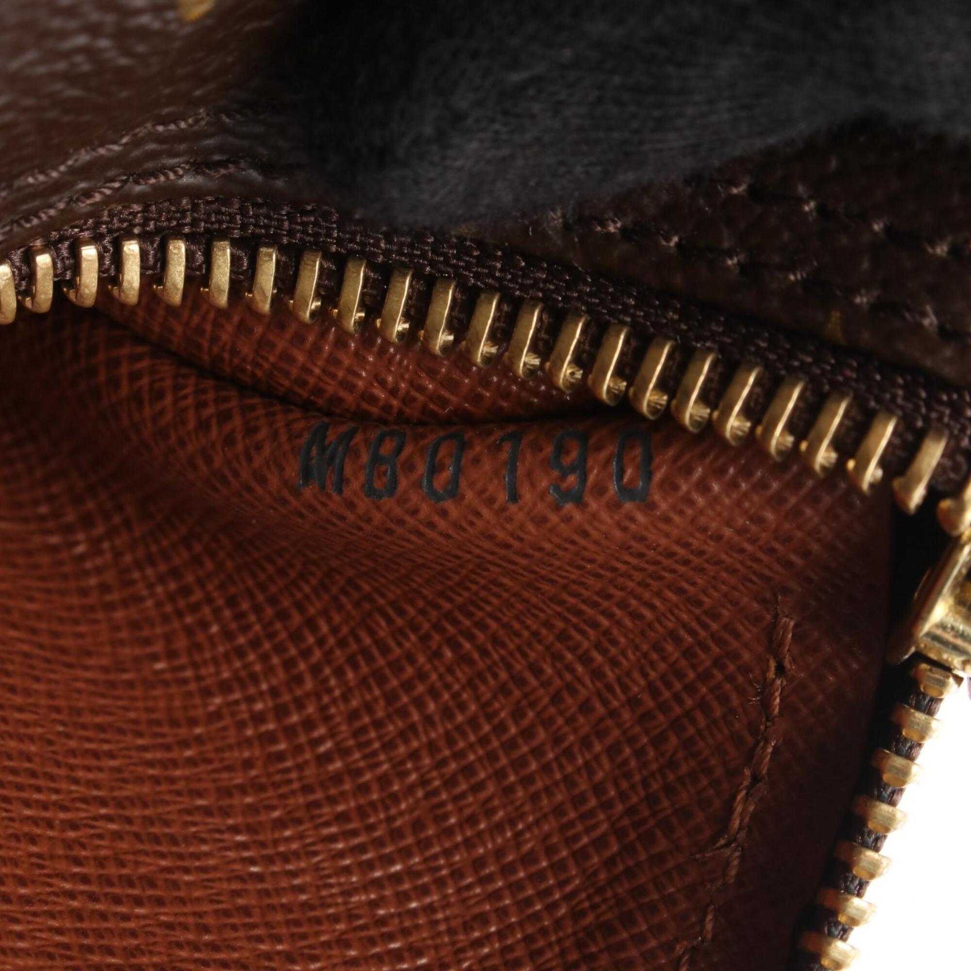 Louis Vuitton Brown Coated Canvas Pvc Monogram Leather Handbag (Pre-Owned)