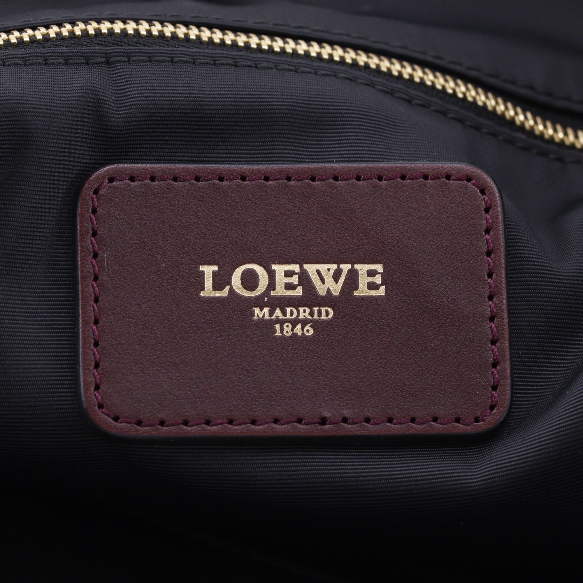 Loewe Red Color Canvas Tote Bag (Pre-Owned)