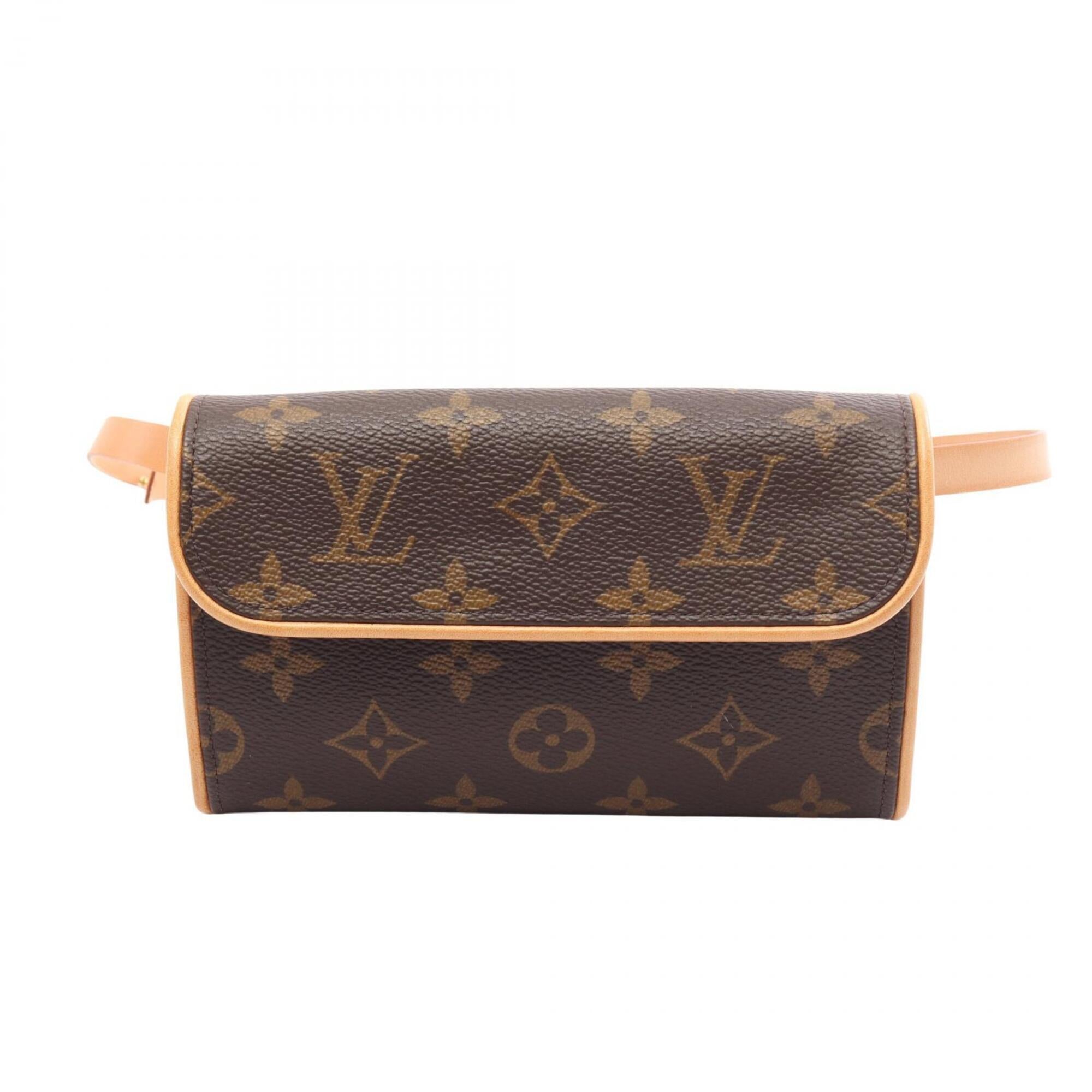 Louis Vuitton Brown Coated Canvas Pvc Monogram Leather Fanny Pack Handbag Sling Bag (Pre-Owned)