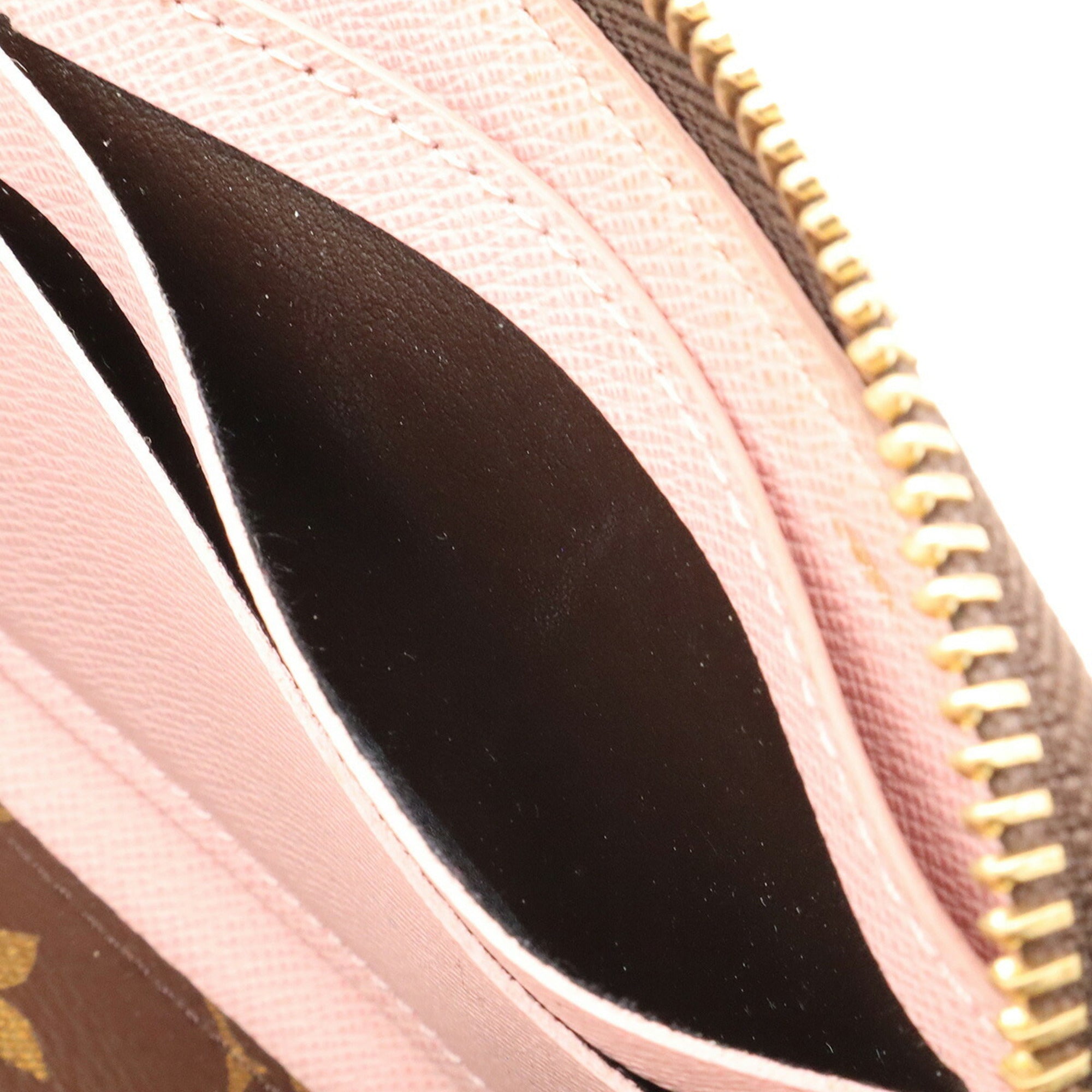 Louis Vuitton Rose Ballerine Monogram Canvas Long Wallet (Bi-Fold) (Pre-Owned)
