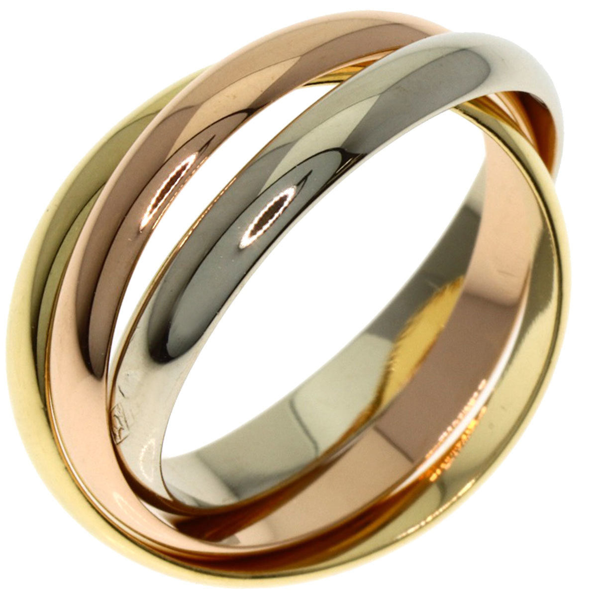 Cartier Trinity Yellow Gold (18K) Pink Gold (18K) White Gold (18K) Band Ring (Pre-Owned)