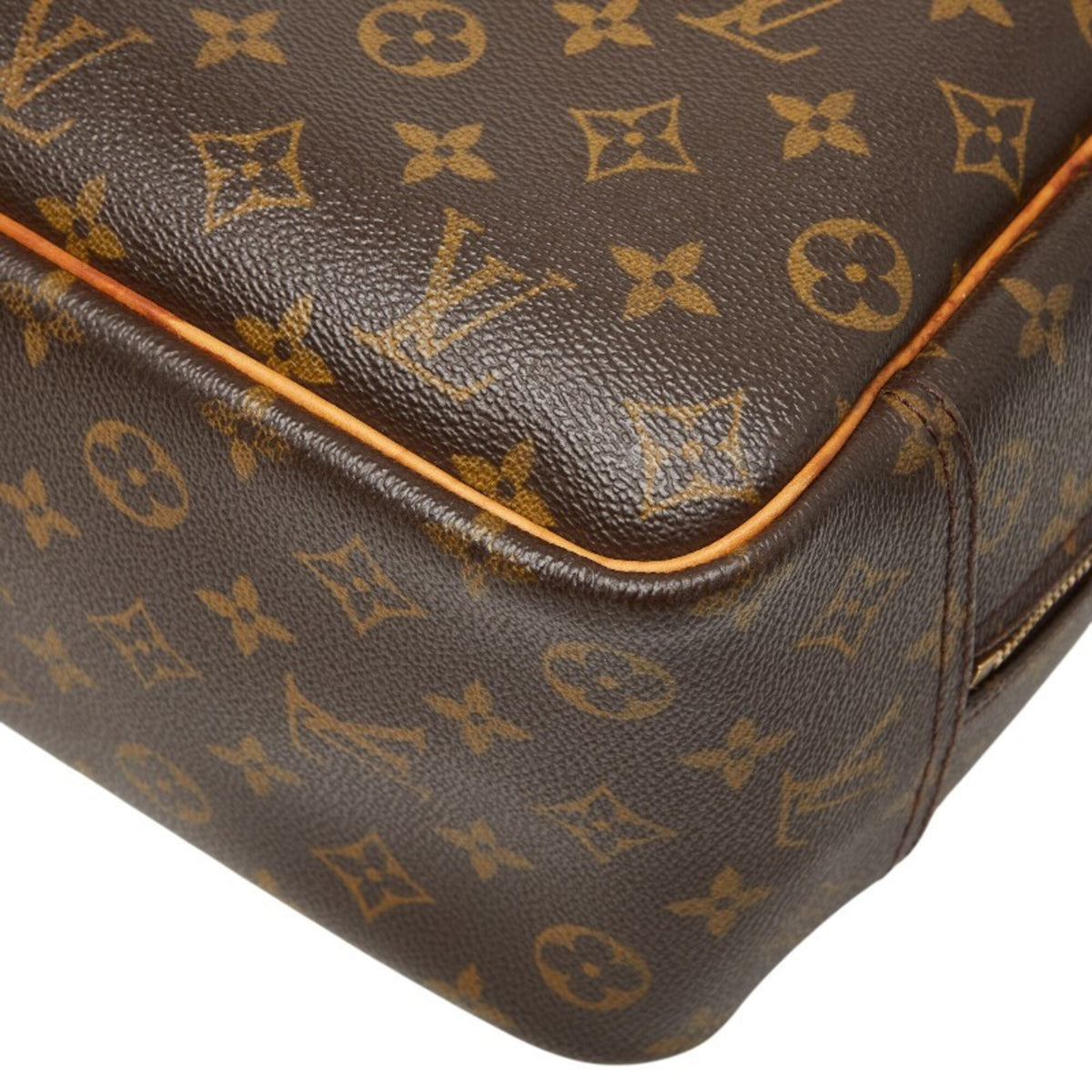 Louis Vuitton Brown Pvc Leather Handbag (Pre-Owned)