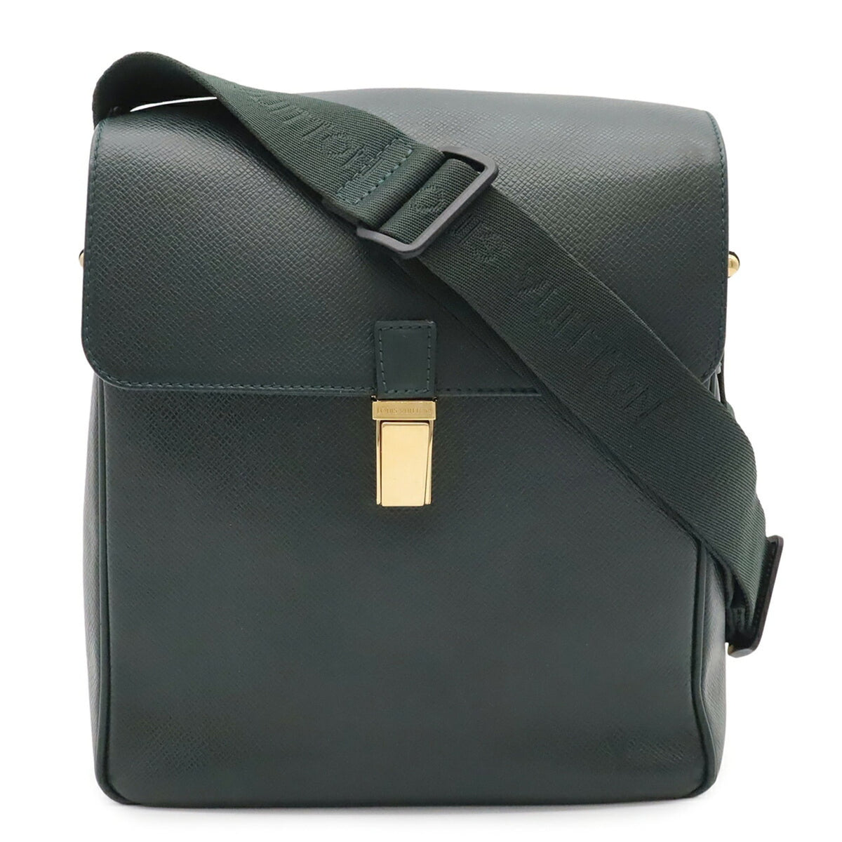 Louis Vuitton Episea Green Taiga Leather Shoulder Bag (Pre-Owned)