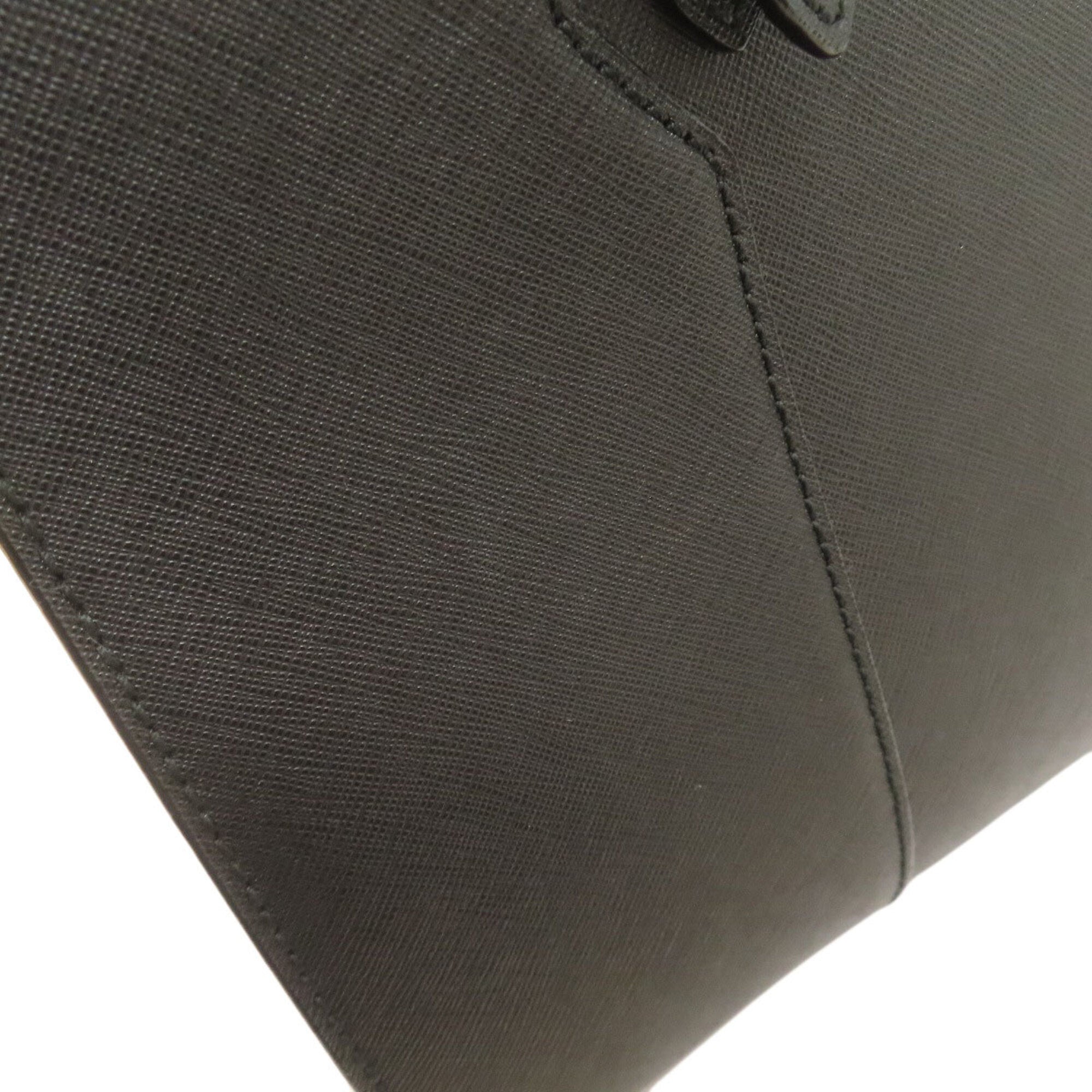 Bally Black Leather Tote Bag (Pre-Owned)