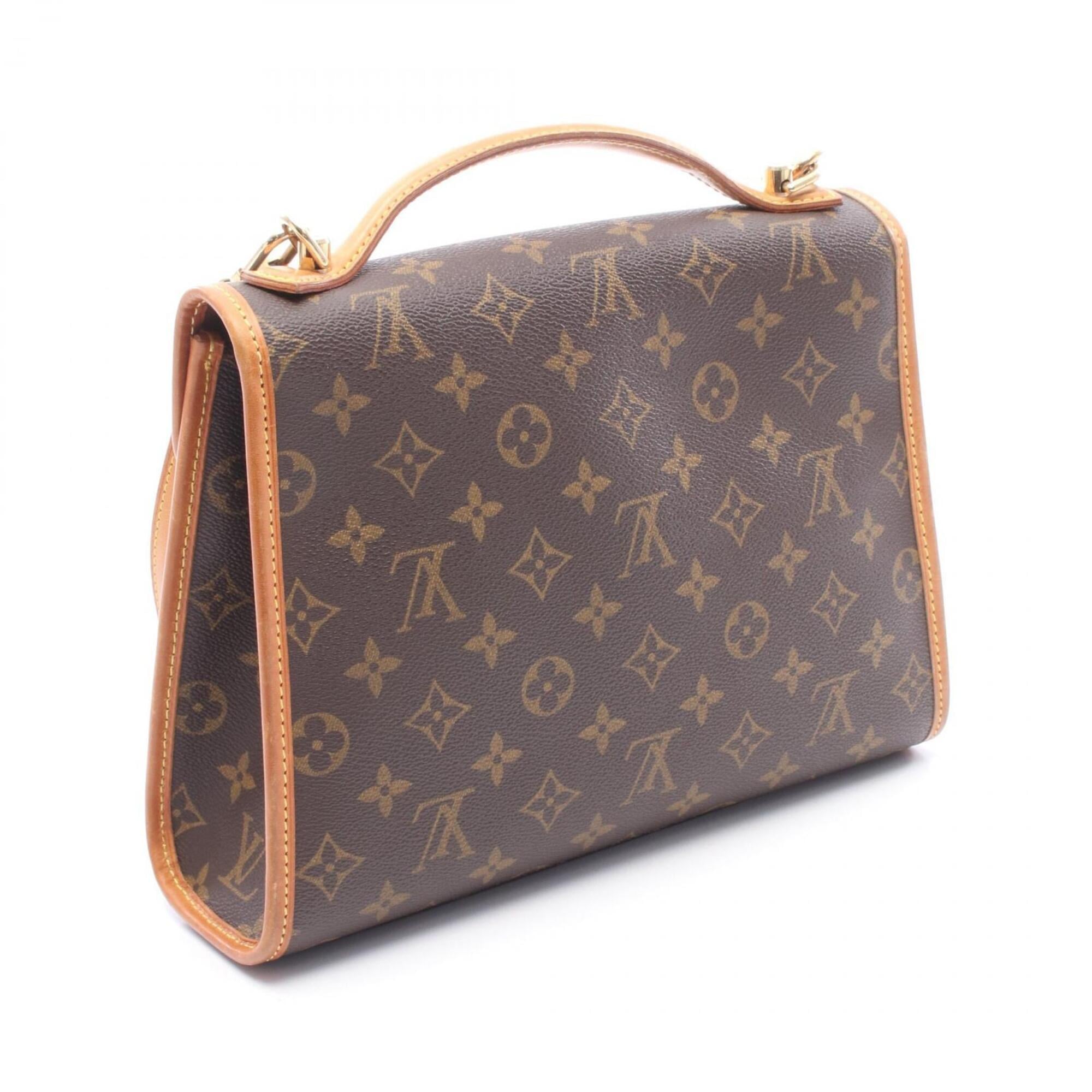 Louis Vuitton Brown Pvc Leather Handbag (Pre-Owned)