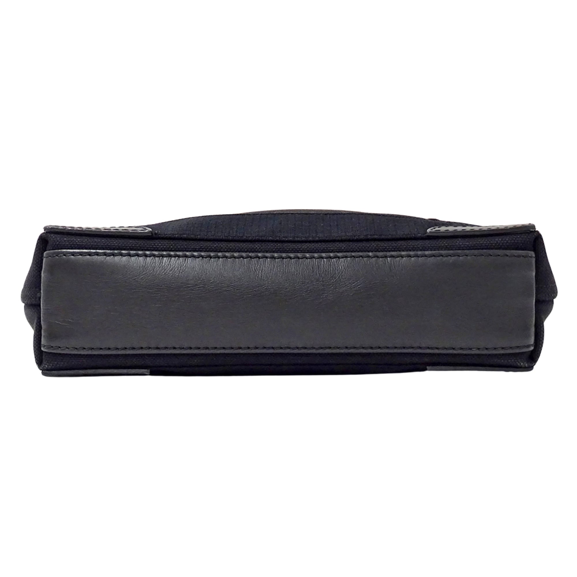 Balenciaga Black Canvas Handbag Pouch Shoulder Bag (Pre-Owned)