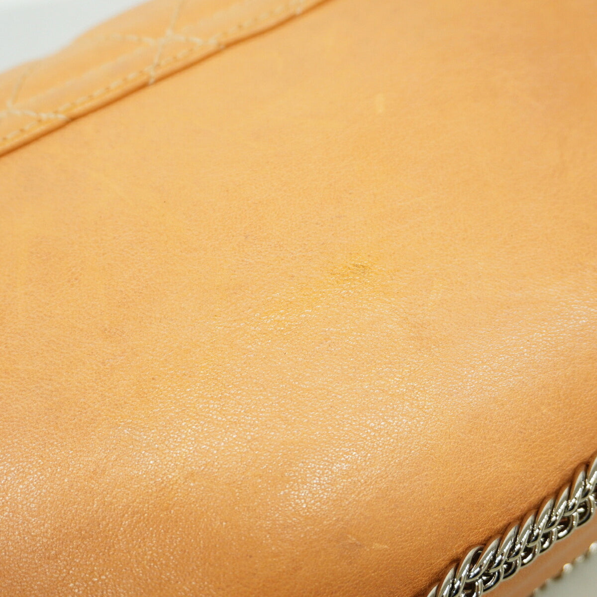 Chanel Pink Beige Leather Shoulder Bag (Pre-Owned)