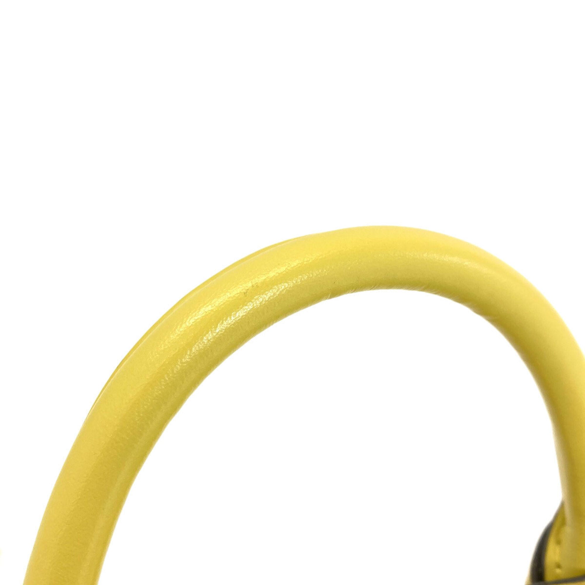 Loewe Yellow Leather Handbag (Pre-Owned)