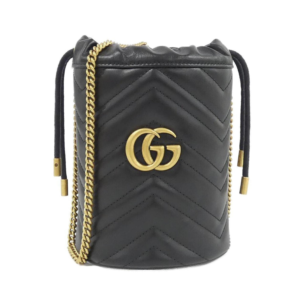 Gucci Black Leather Shoulder Bag (Pre-Owned)