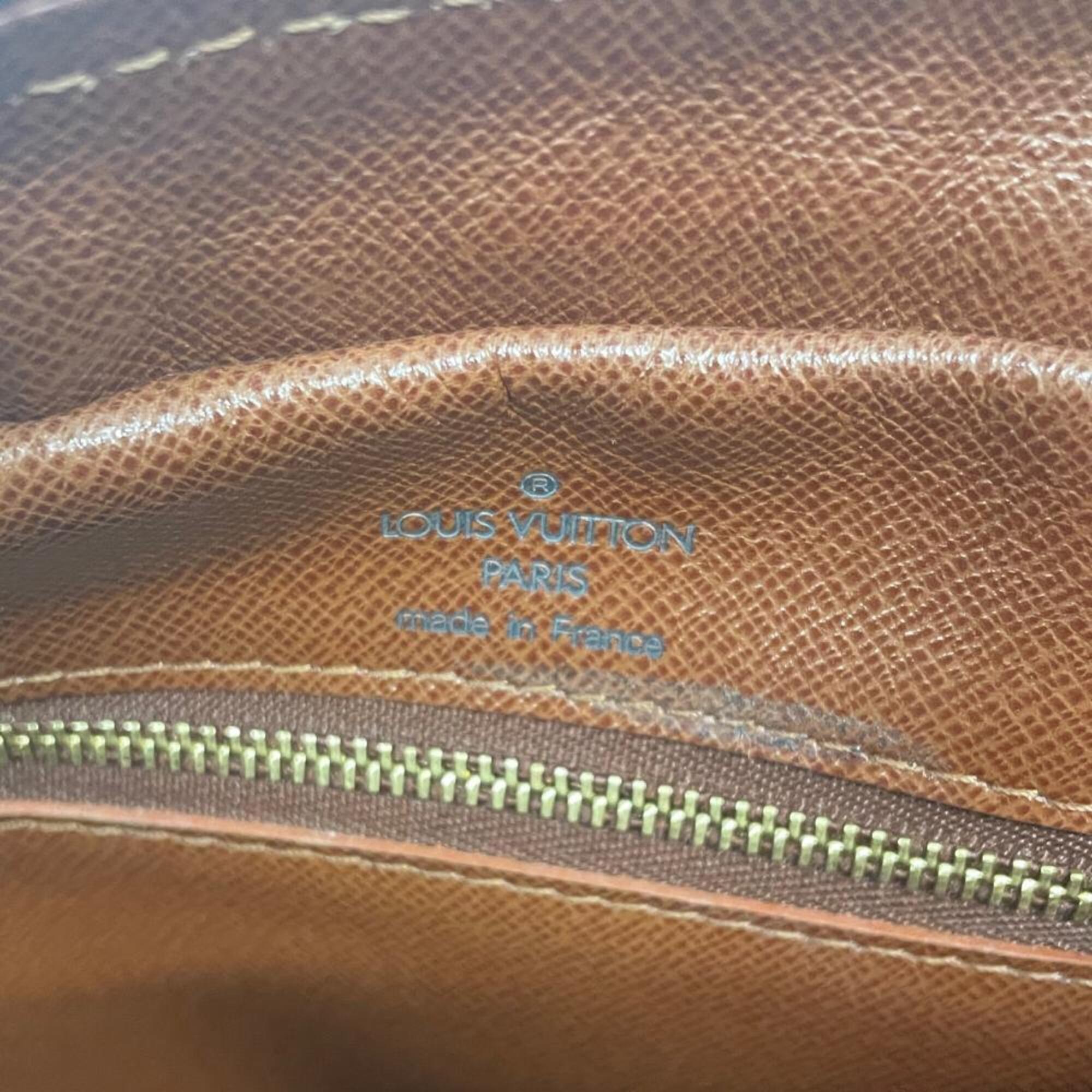 Louis Vuitton Brown Monogram Canvas Shoulder Bag (Pre-Owned)