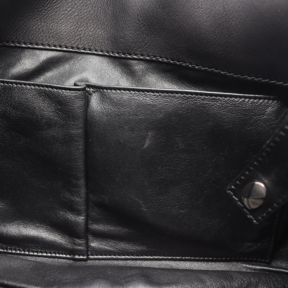 Christian Dior Black Leather Handbag Shoulder Bag (Pre-Owned)