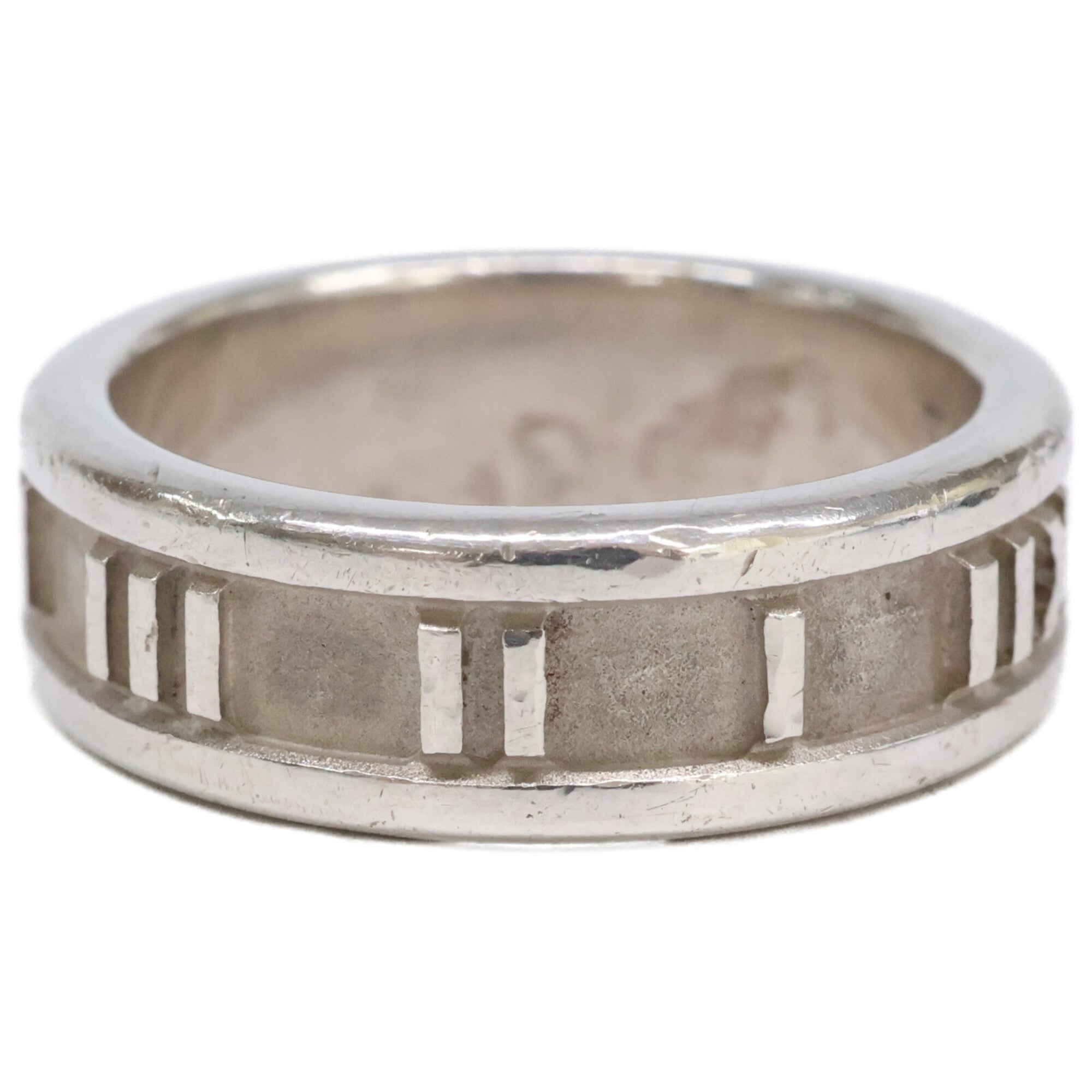 Tiffany Silver Silver 925 Band Ring (Pre-Owned)