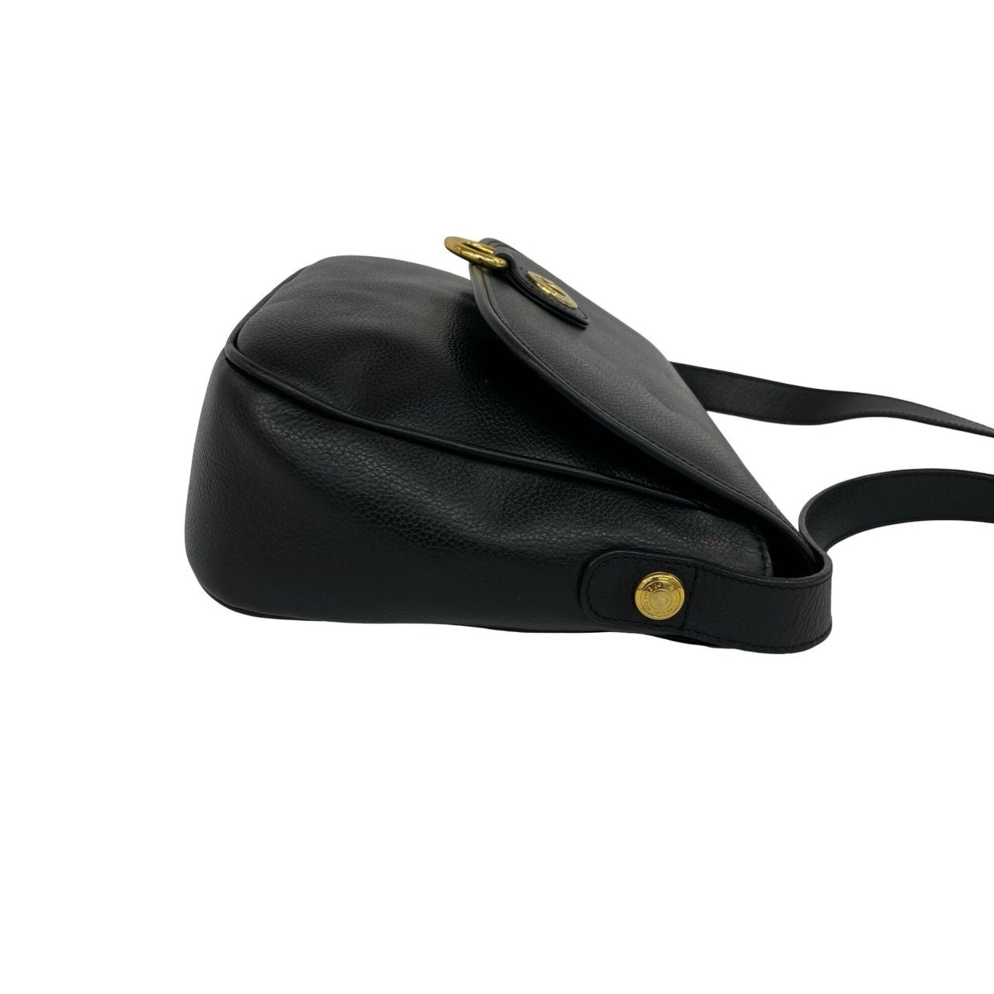 Burberry Black Leather Pochette Shoulder Bag (Pre-Owned)